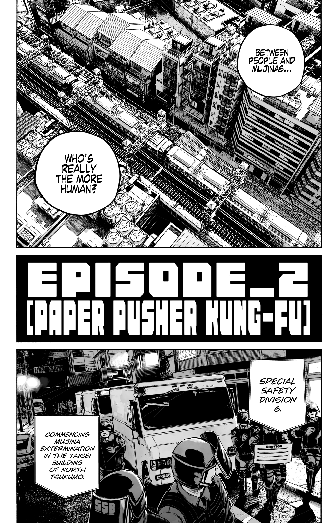 Mujina Into The Deep - Vol.2 Chapter 2.1: Paper Pusher Kung-Fu