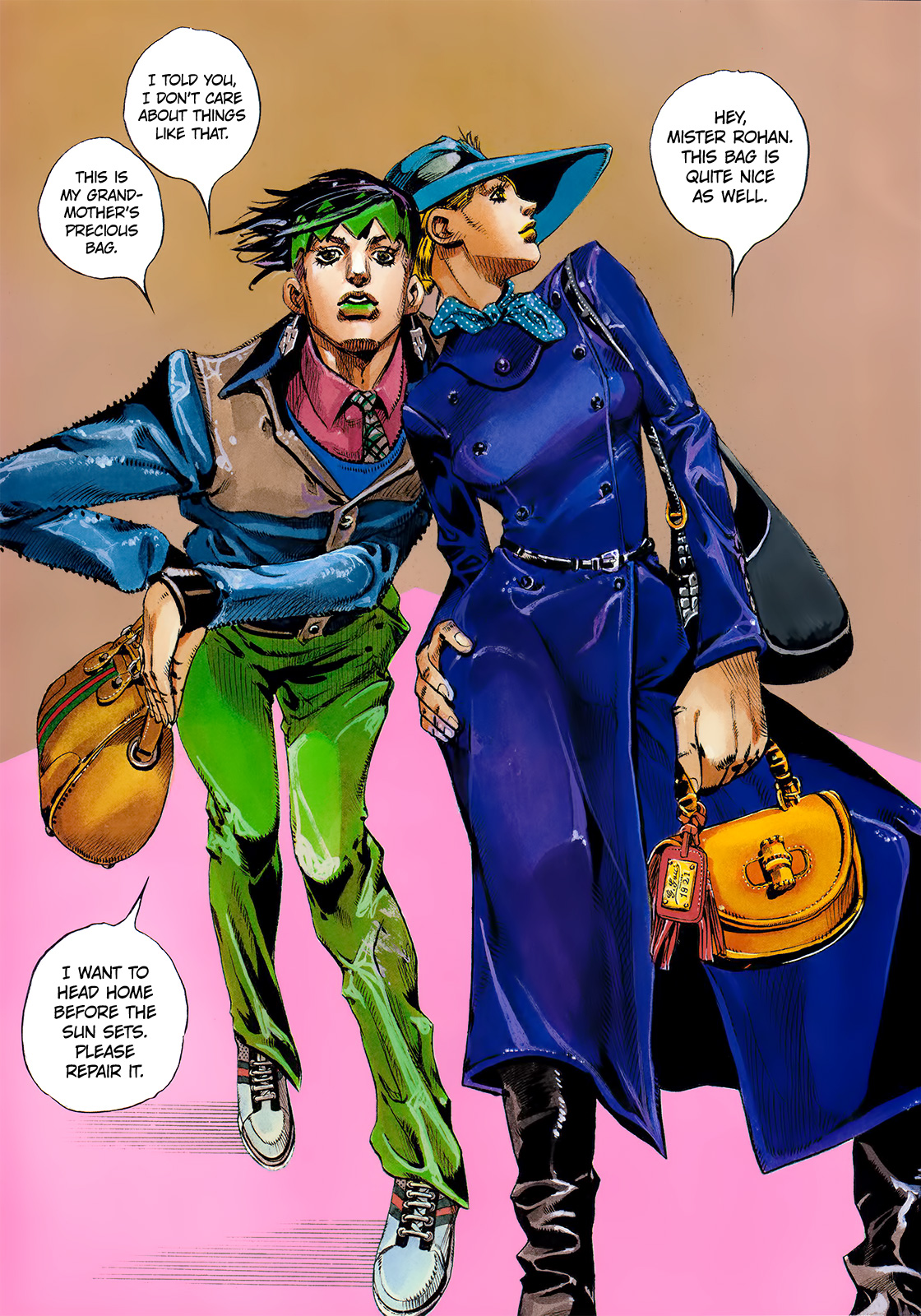 Thus Spoke Kishibe Rohan [Official Colored] - Vol.1 Chapter 5: Rohan Kishibe Meets Gucci