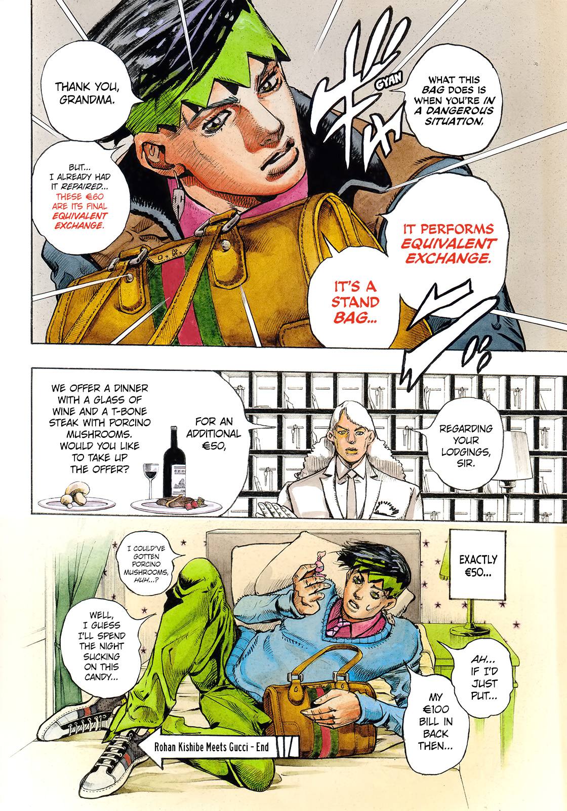 Thus Spoke Kishibe Rohan [Official Colored] - Vol.1 Chapter 5: Rohan Kishibe Meets Gucci