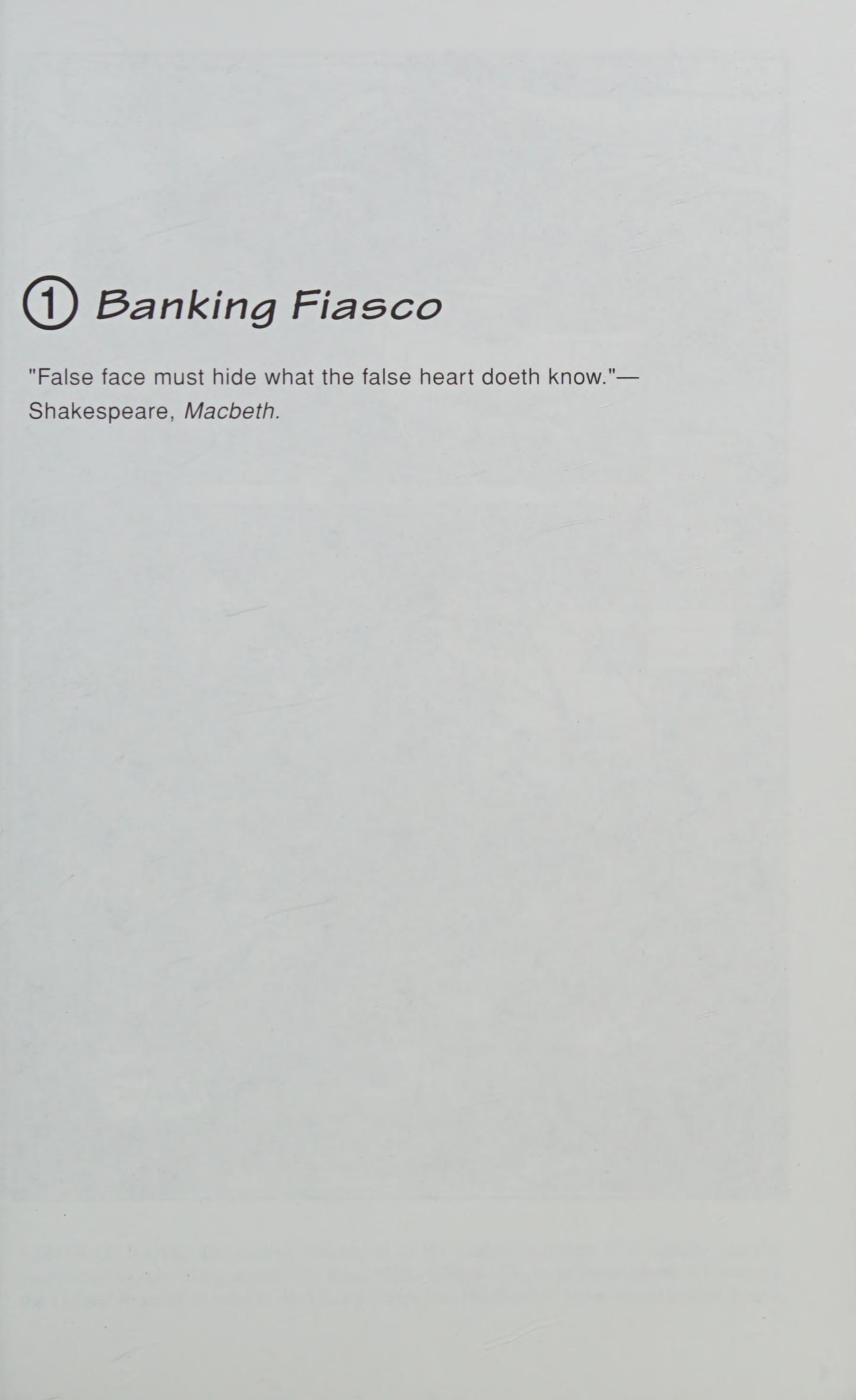 Manga Introduction To The Japanese Economy - Vol.2 Chapter 1: Banking Fiasco