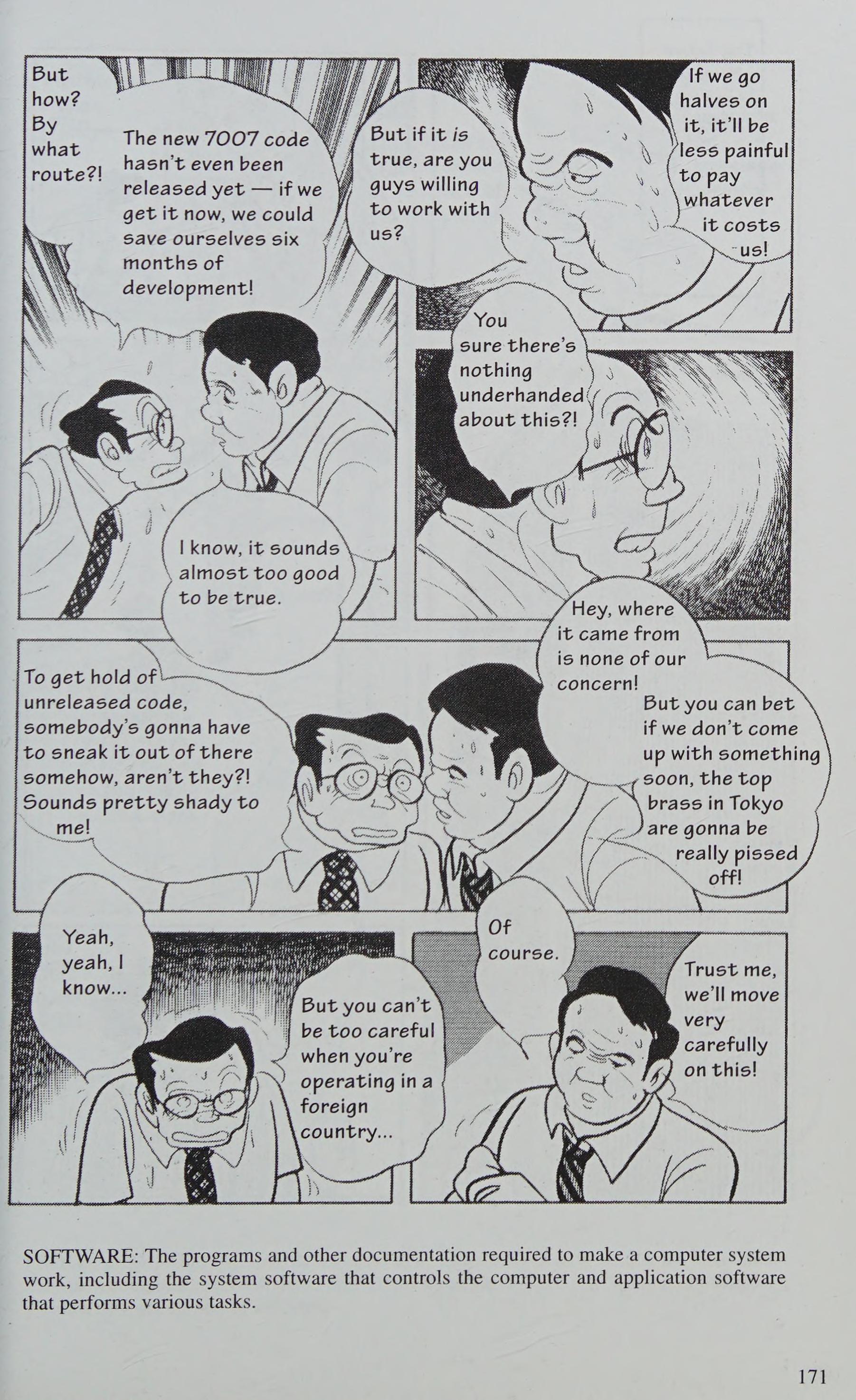 Manga Introduction To The Japanese Economy - Vol.2 Chapter 3: Software Sting