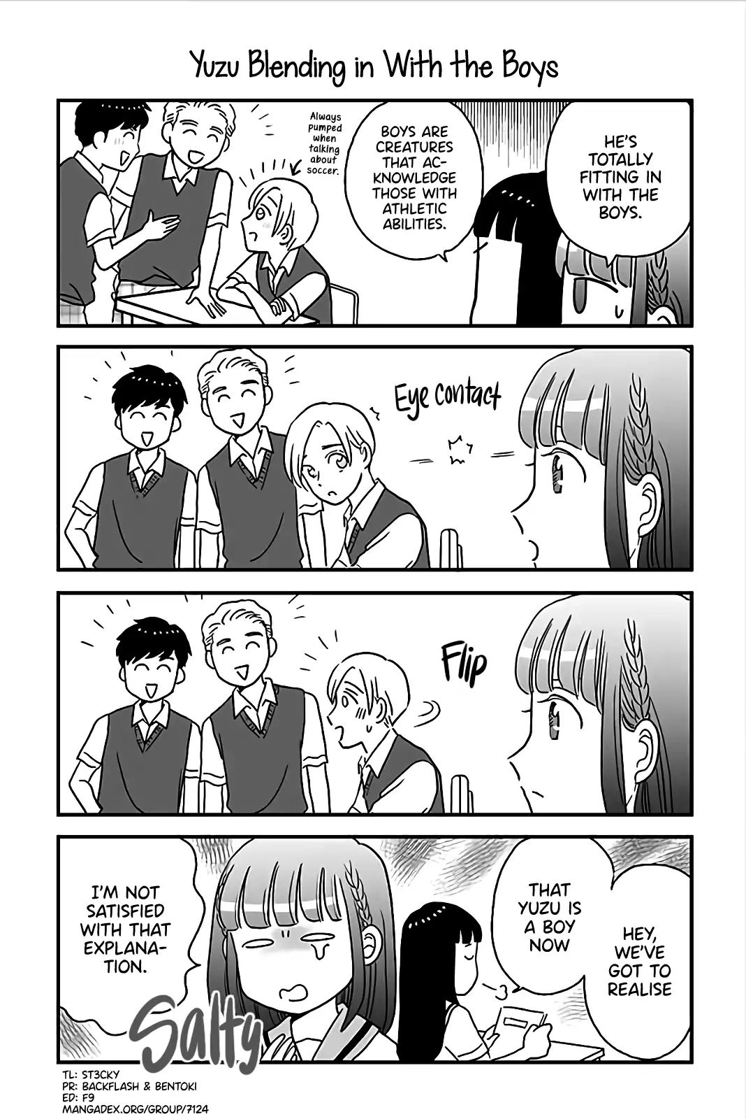 Yuzu No Koto - Chapter 18: Yuzu Blending In With The Boys