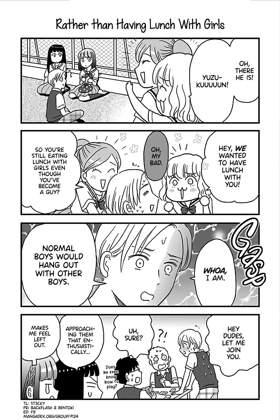 Yuzu No Koto - Chapter 15: Rather Than Having Lunch With Girls