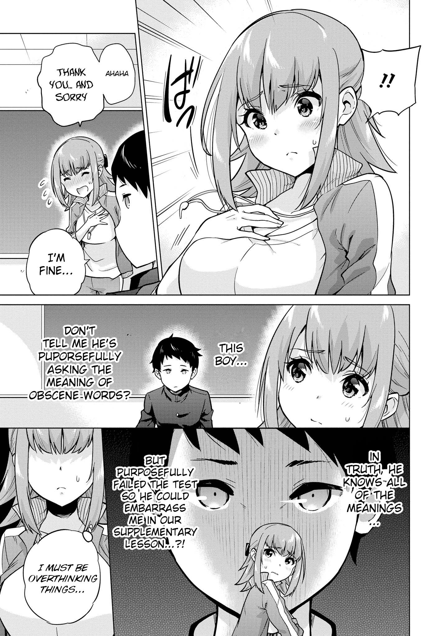 Do You Like Fluffy Boobs? Busty Girl Anthology Comic - Vol.6 Chapter 48: Please Teach Me! Yoshino Sensei