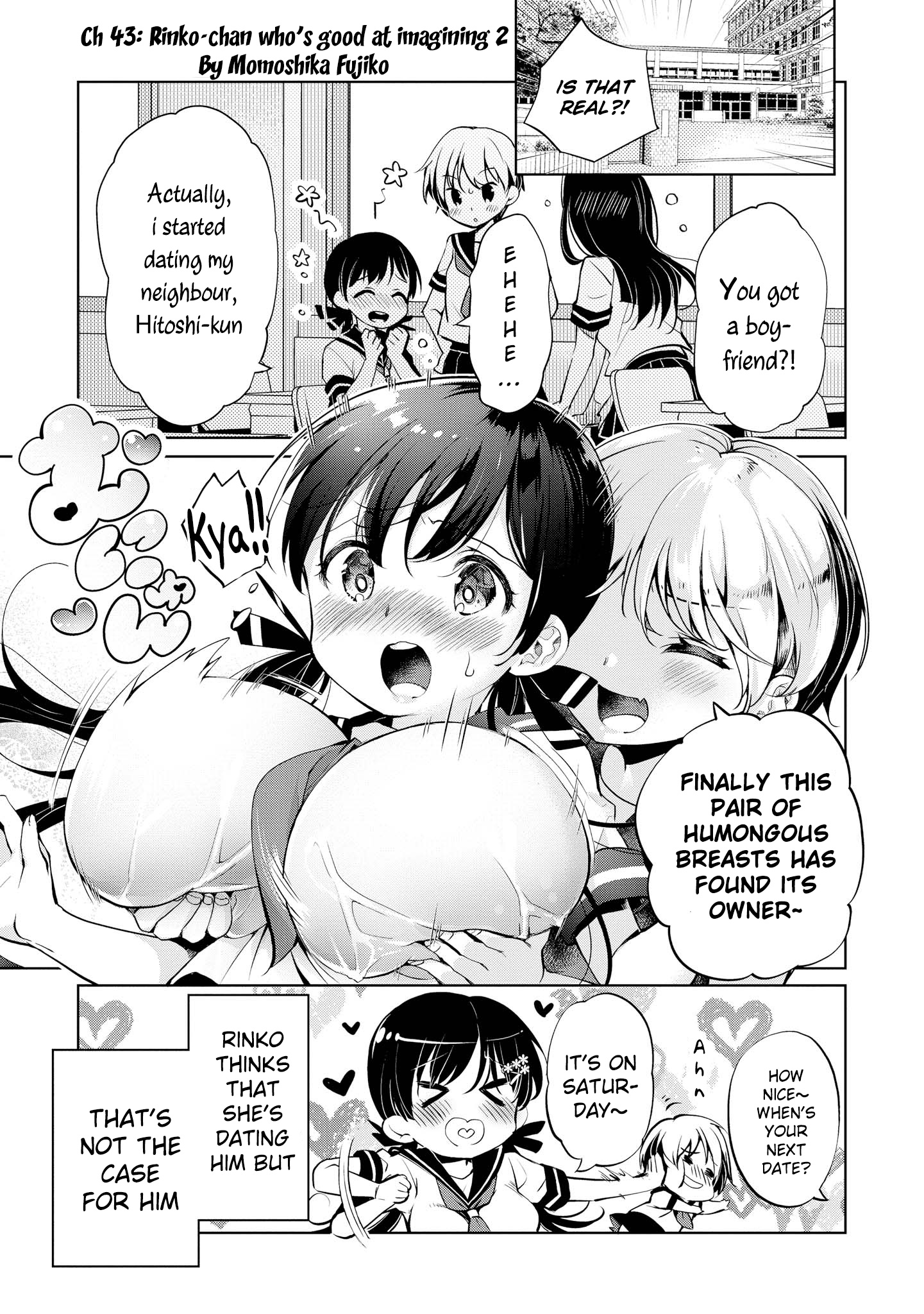 Do You Like Fluffy Boobs? Busty Girl Anthology Comic - Vol.6 Chapter 43: Rinko-Chan Who's Good At Imagining 2