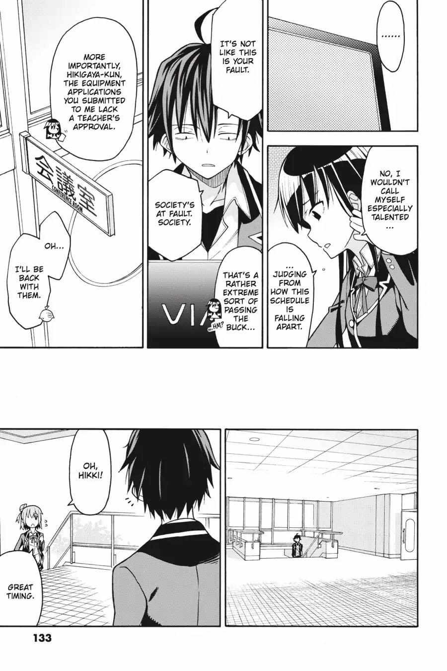 Yahari Ore No Seishun Love Come Wa Machigatteiru @Comic - Chapter 46