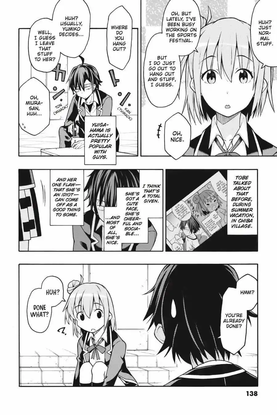 Yahari Ore No Seishun Love Come Wa Machigatteiru @Comic - Chapter 46