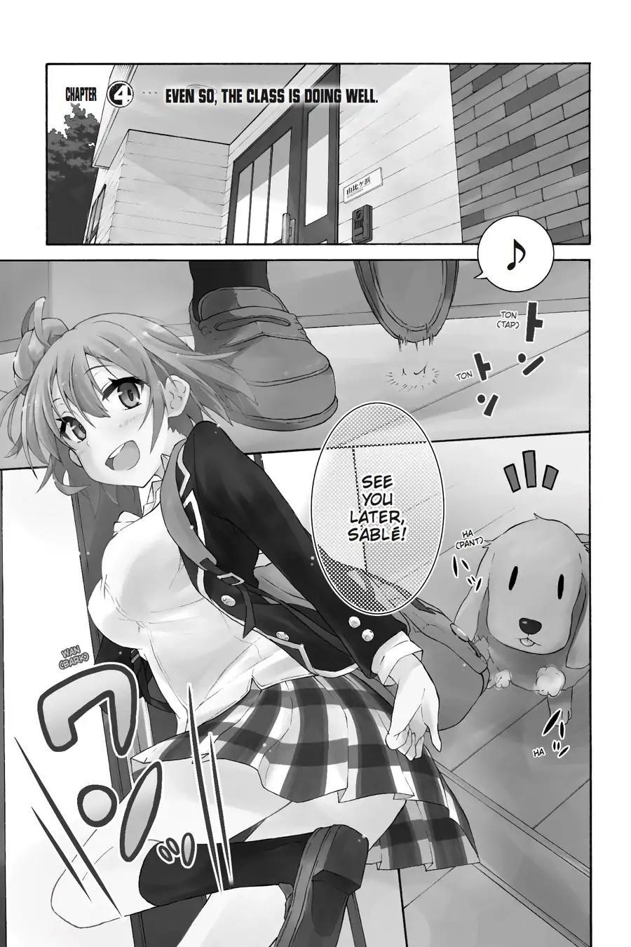 Yahari Ore No Seishun Love Come Wa Machigatteiru @Comic - Chapter 4