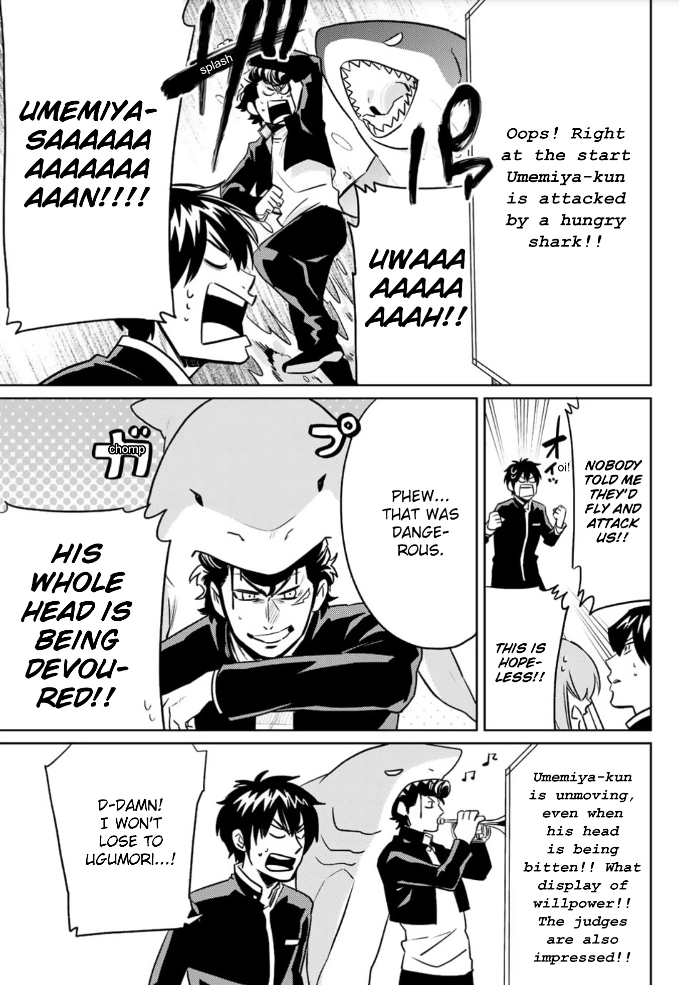 Daiya No B!! Seidou Koukou Suisougaku-Bu - Chapter 28: Shark Fan Cap