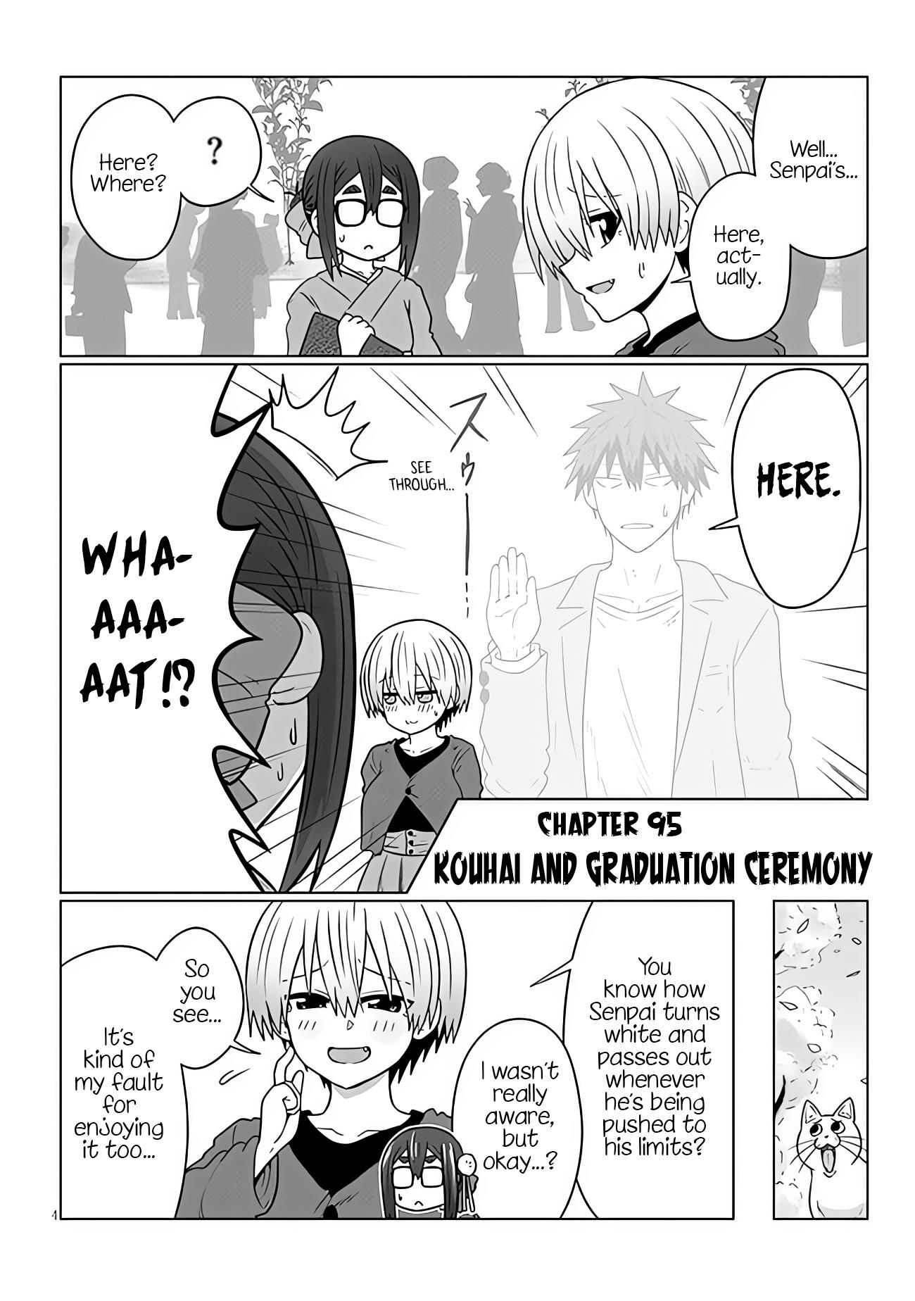 Uzaki-Chan Wa Asobitai! - Chapter 95: Kouhai And Graduation Ceremony