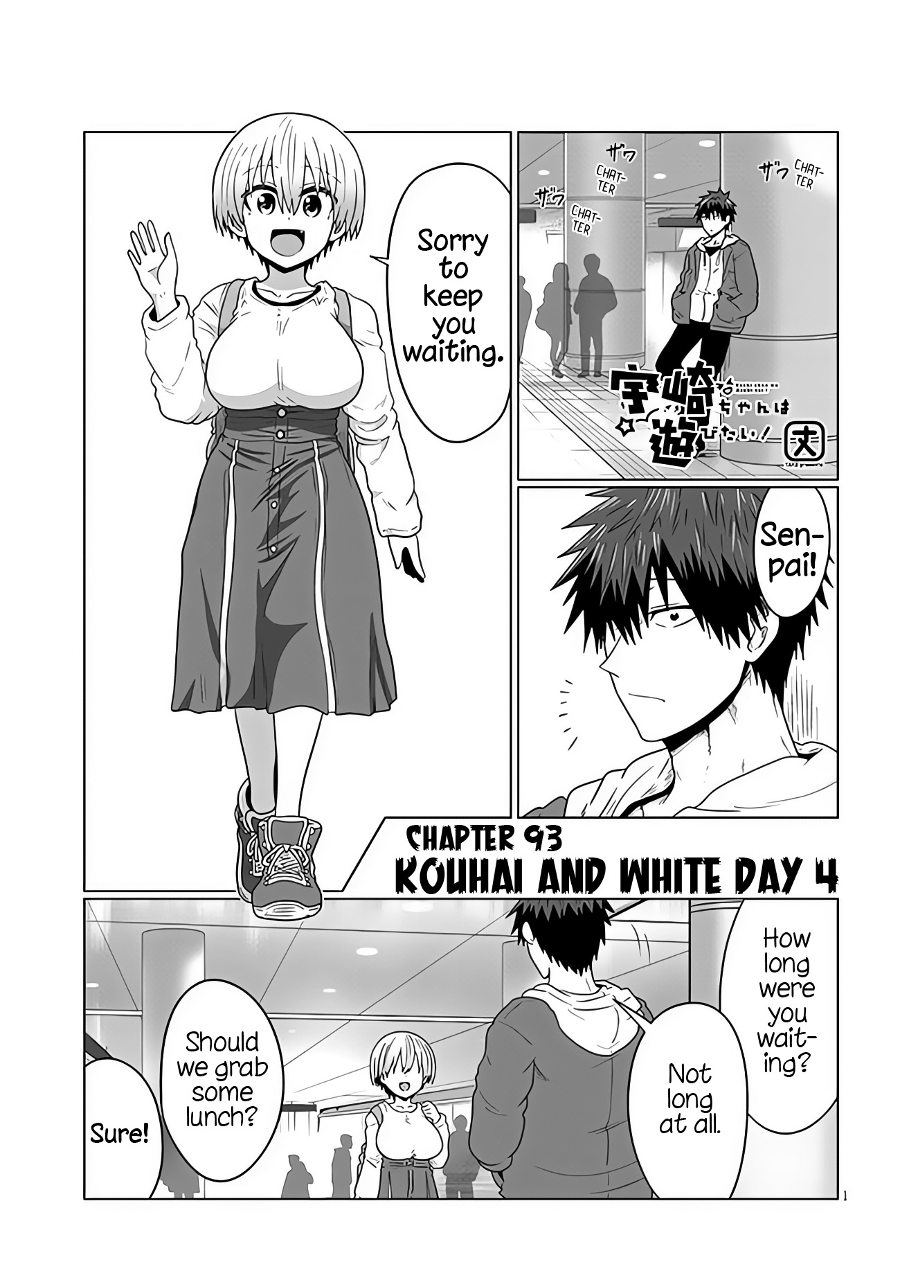 Uzaki-Chan Wa Asobitai! - Chapter 93: Kouhai And White Day 4