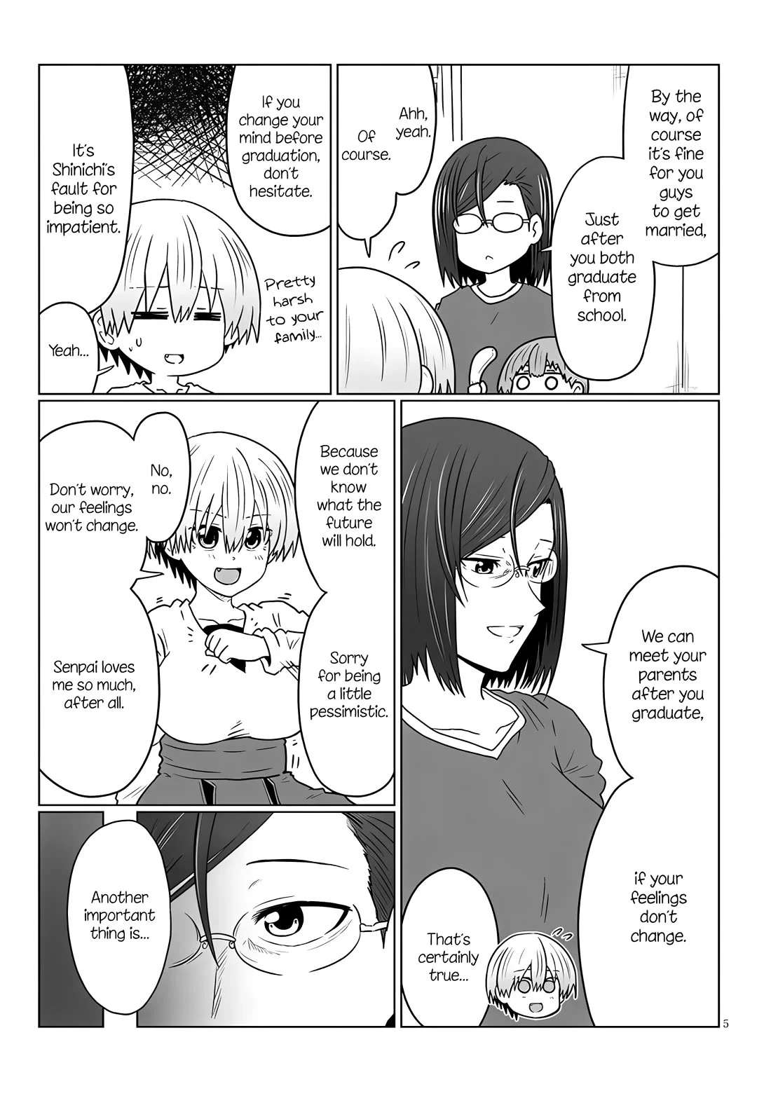 Uzaki-Chan Wa Asobitai! - Chapter 119: Kouhai And Parents