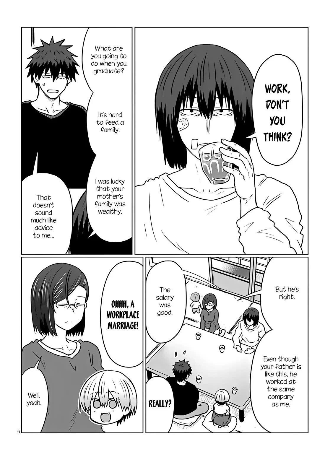 Uzaki-Chan Wa Asobitai! - Chapter 119: Kouhai And Parents