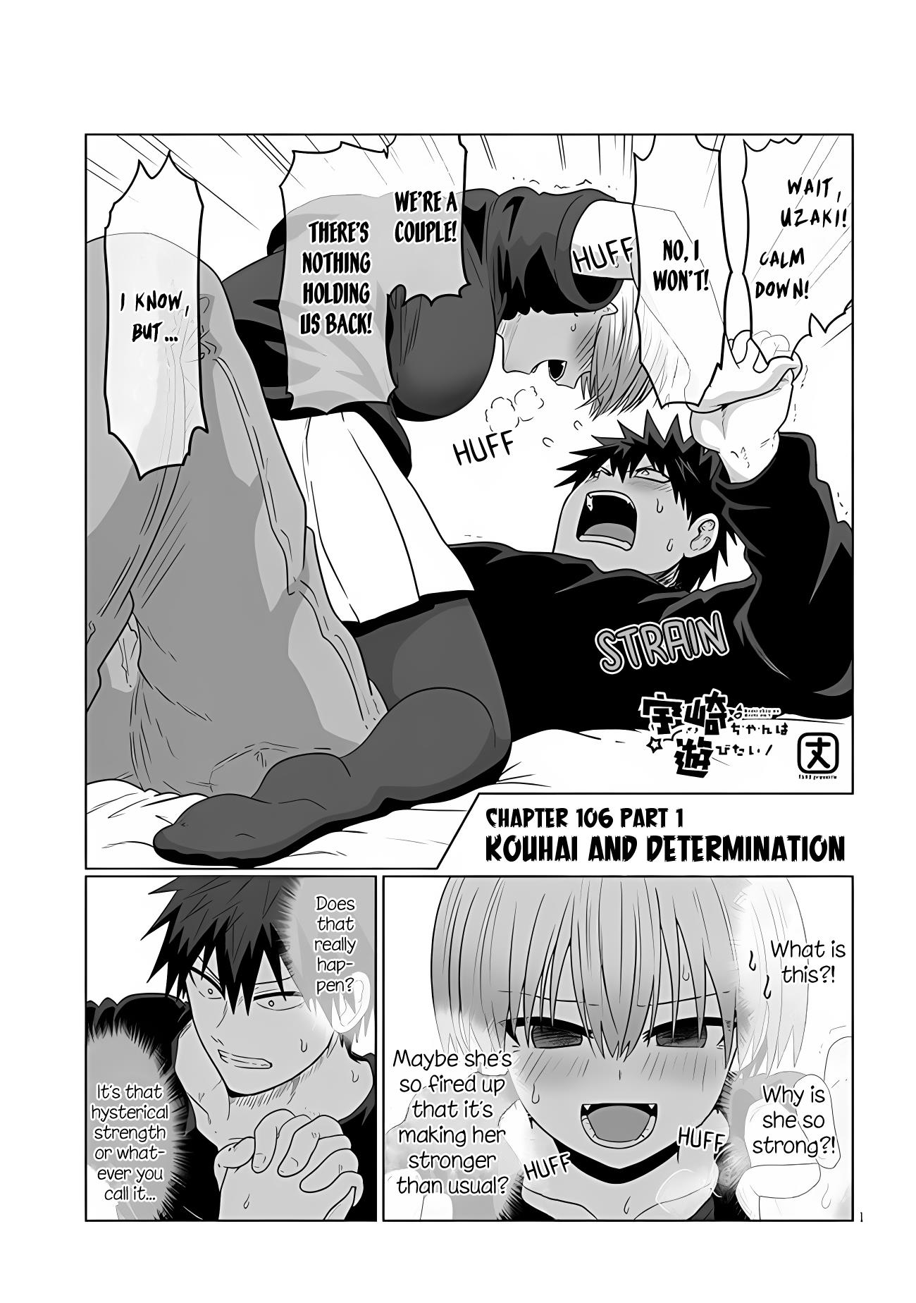 Uzaki-Chan Wa Asobitai! - Chapter 106.1: Kouhai And Determination (Part 1)