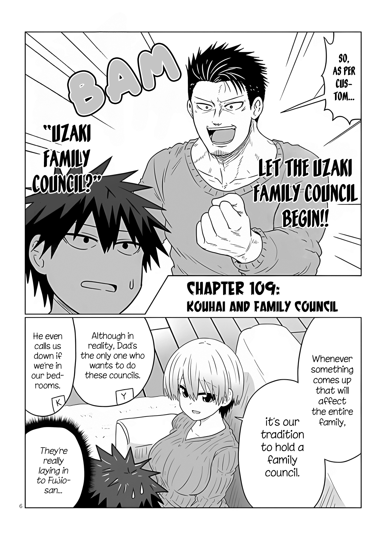 Uzaki-Chan Wa Asobitai! - Chapter 109: Kouhai And Family Council