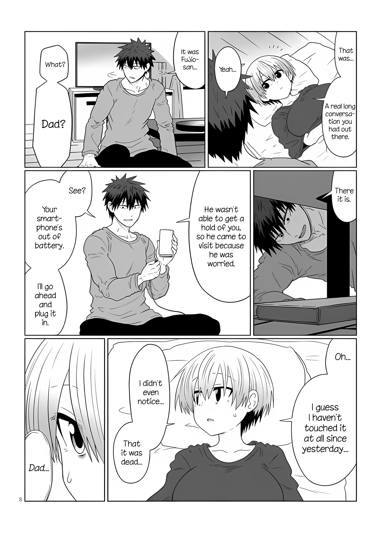 Uzaki-Chan Wa Asobitai! - Chapter 108: Kouhai And Visit