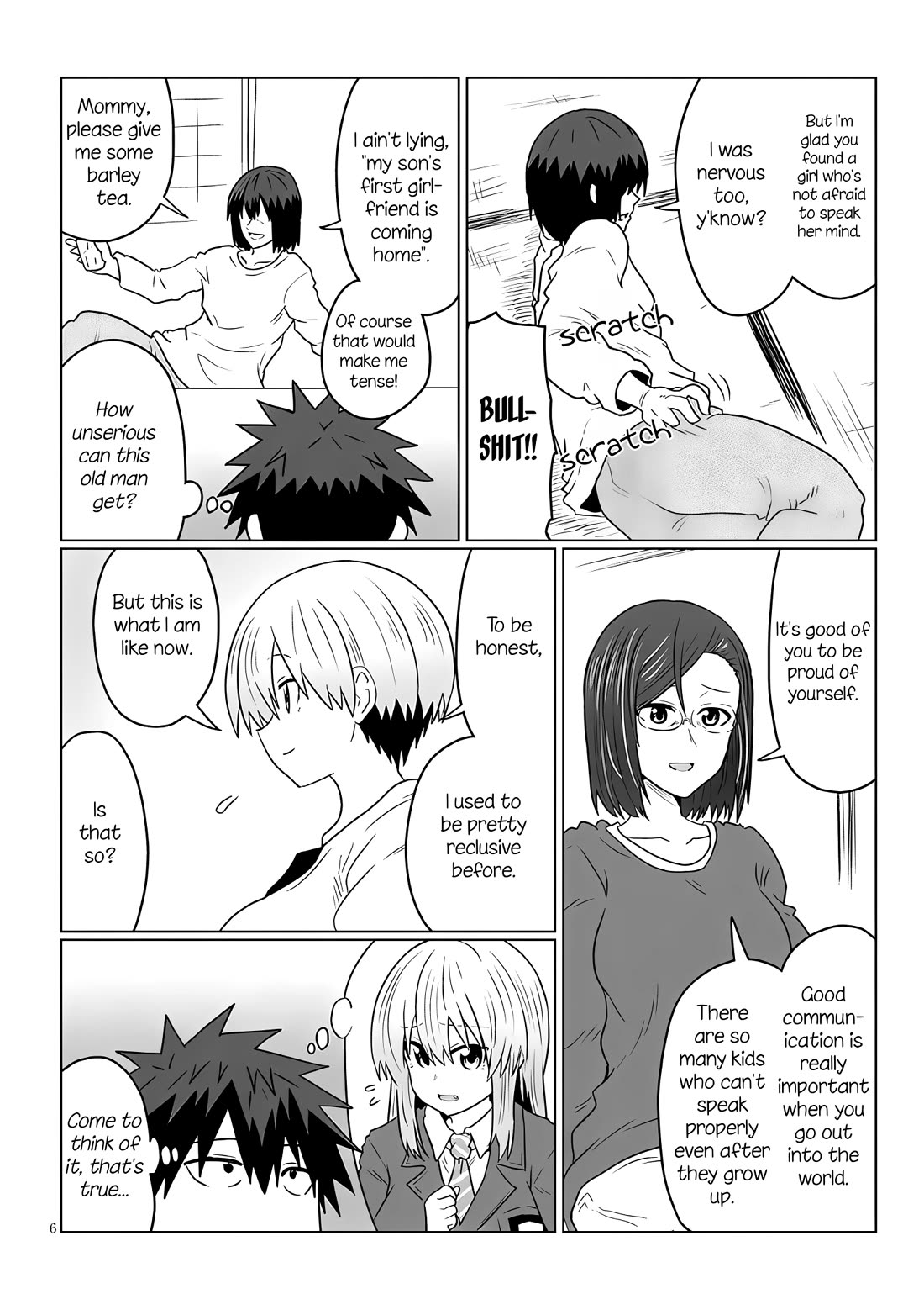 Uzaki-Chan Wa Asobitai! - Chapter 118: Kouhai And Father