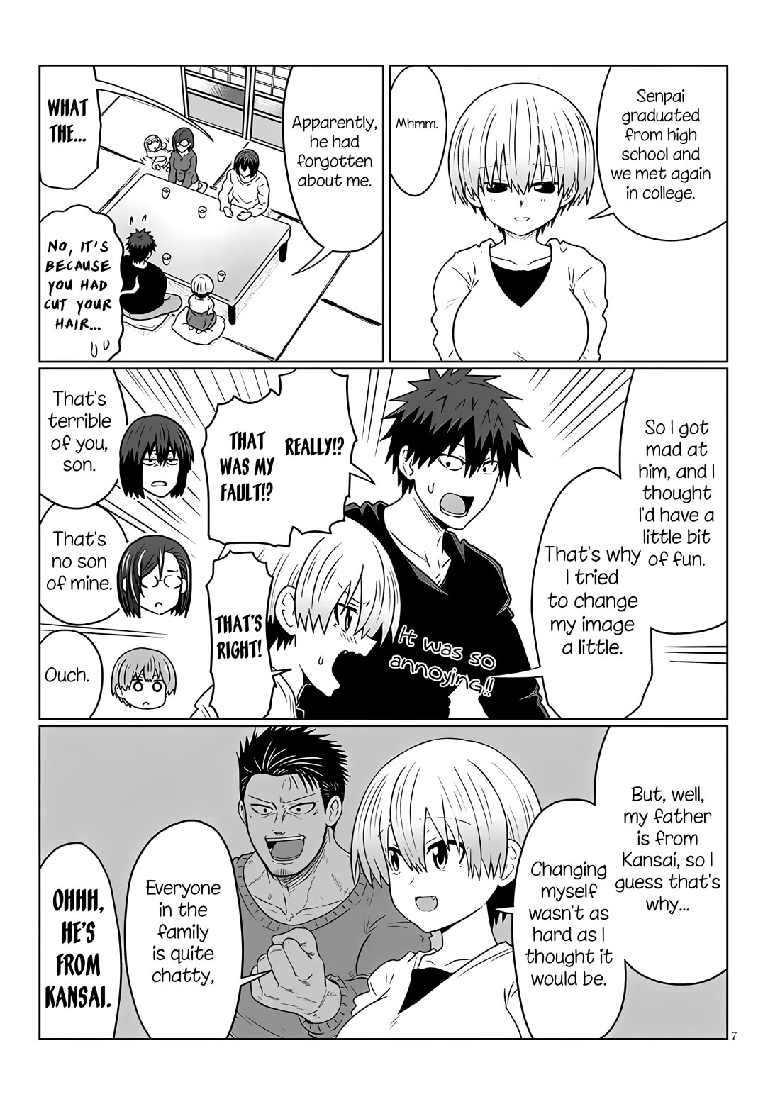 Uzaki-Chan Wa Asobitai! - Chapter 118: Kouhai And Father