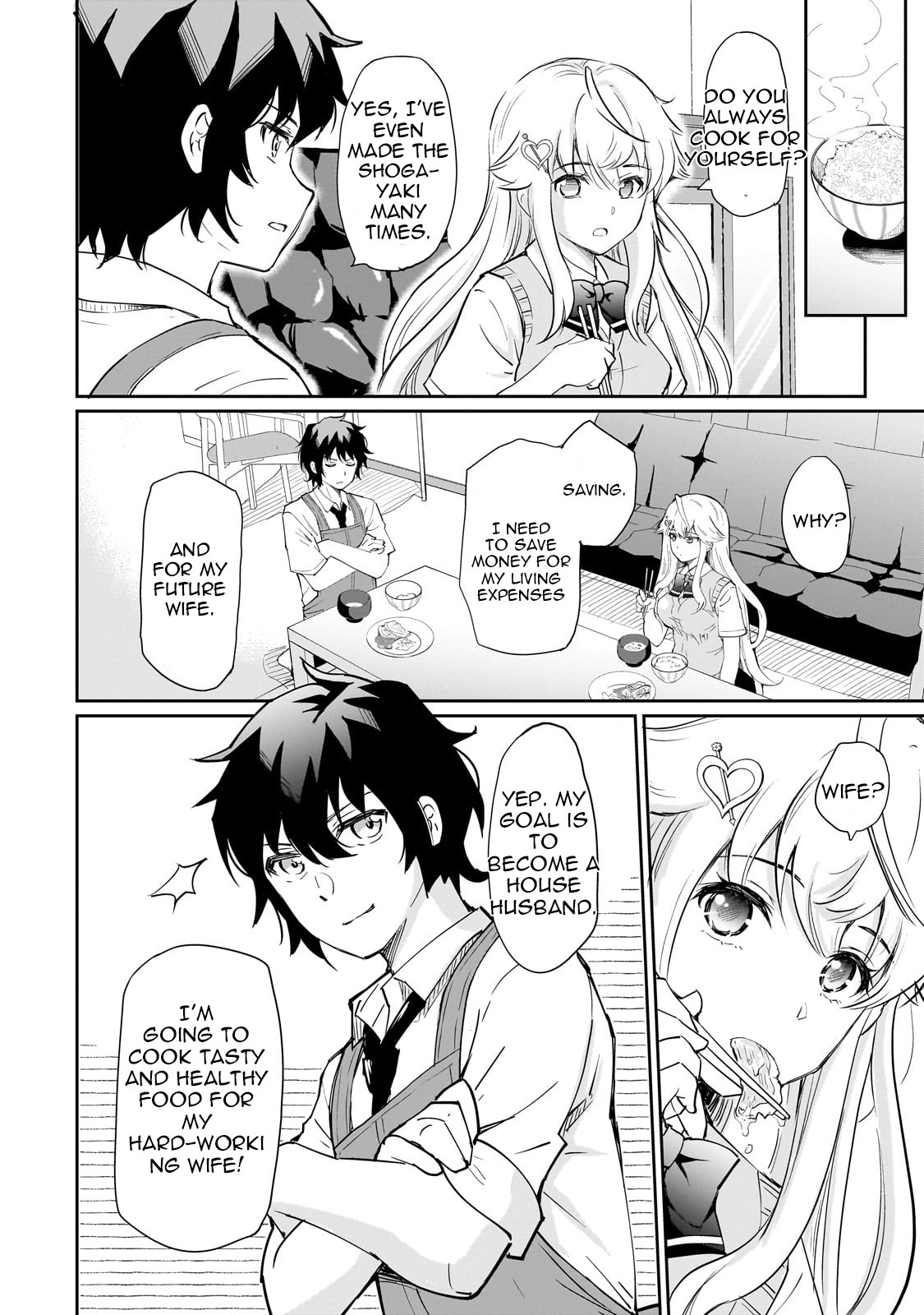 Isshou Hatarakitakunai Ore Ga Classmate No Daininki Idol Ni Natsukaretara - Chapter 2: The Hungry Idol②