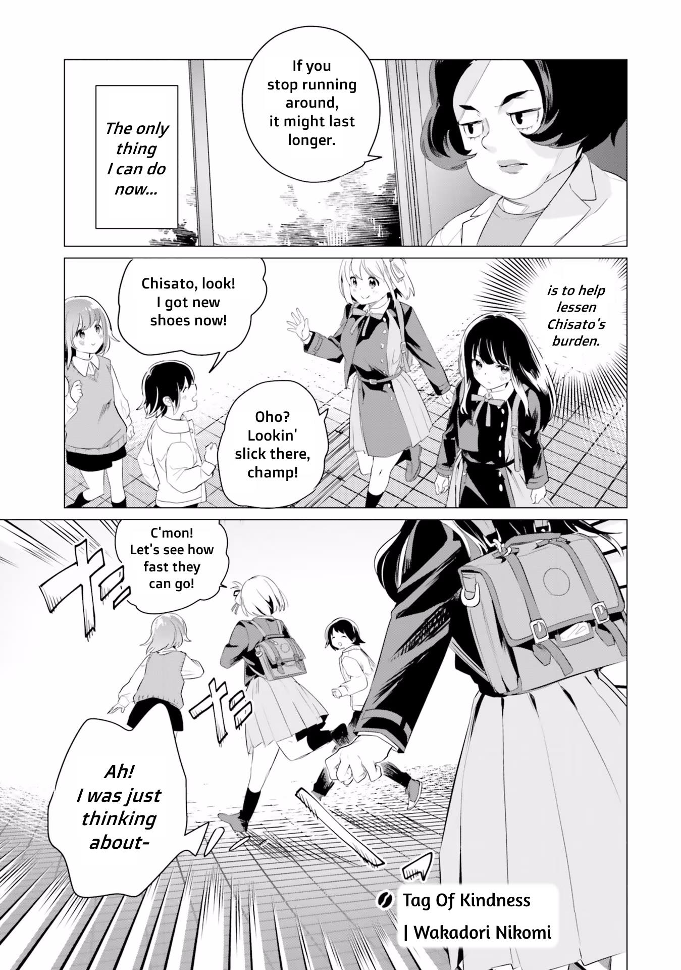 Lycoris Recoil Comic Anthology: Repeat - Vol.1 Chapter 8: Tag Of Kindness | Wakadori Nikomi