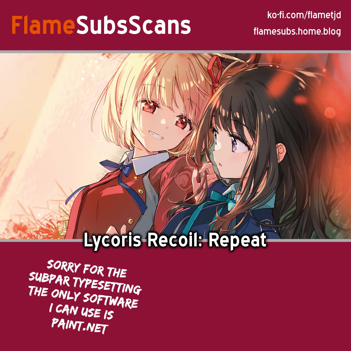 Lycoris Recoil Comic Anthology: Repeat - Vol.1 Chapter 6: The Seconds On A Stroll | Ree