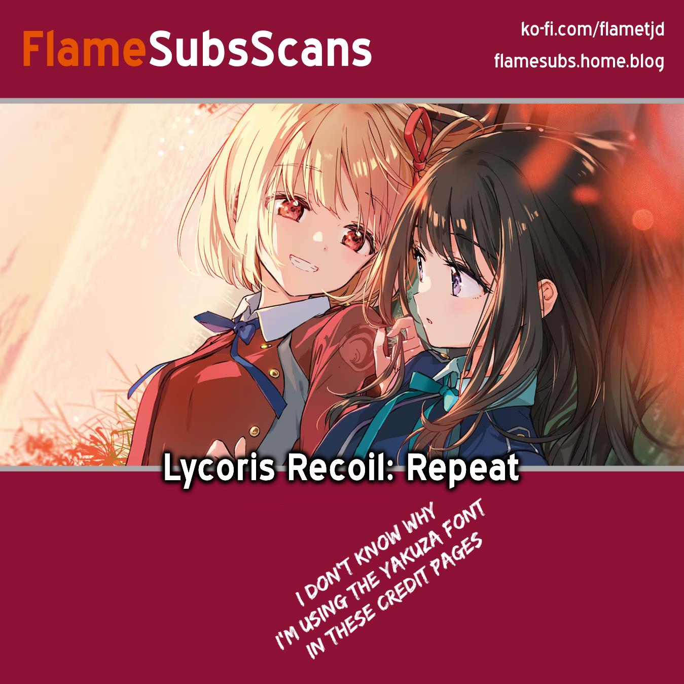 Lycoris Recoil Comic Anthology: Repeat - Vol.1 Chapter 7: Takina The Watchdog | Niina Ryou