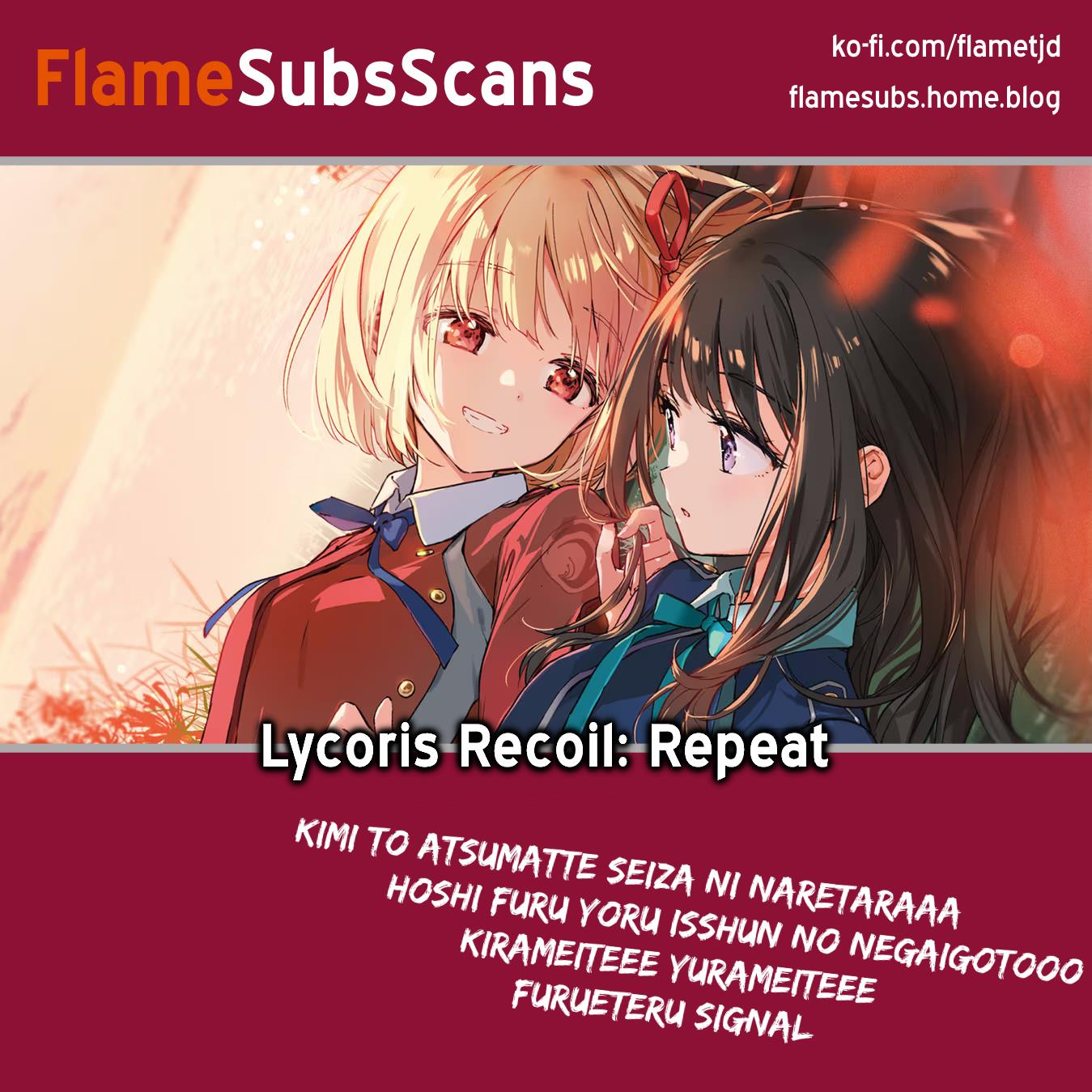 Lycoris Recoil Comic Anthology: Repeat - Vol.1 Chapter 13: Live The Life You Love | Sometime