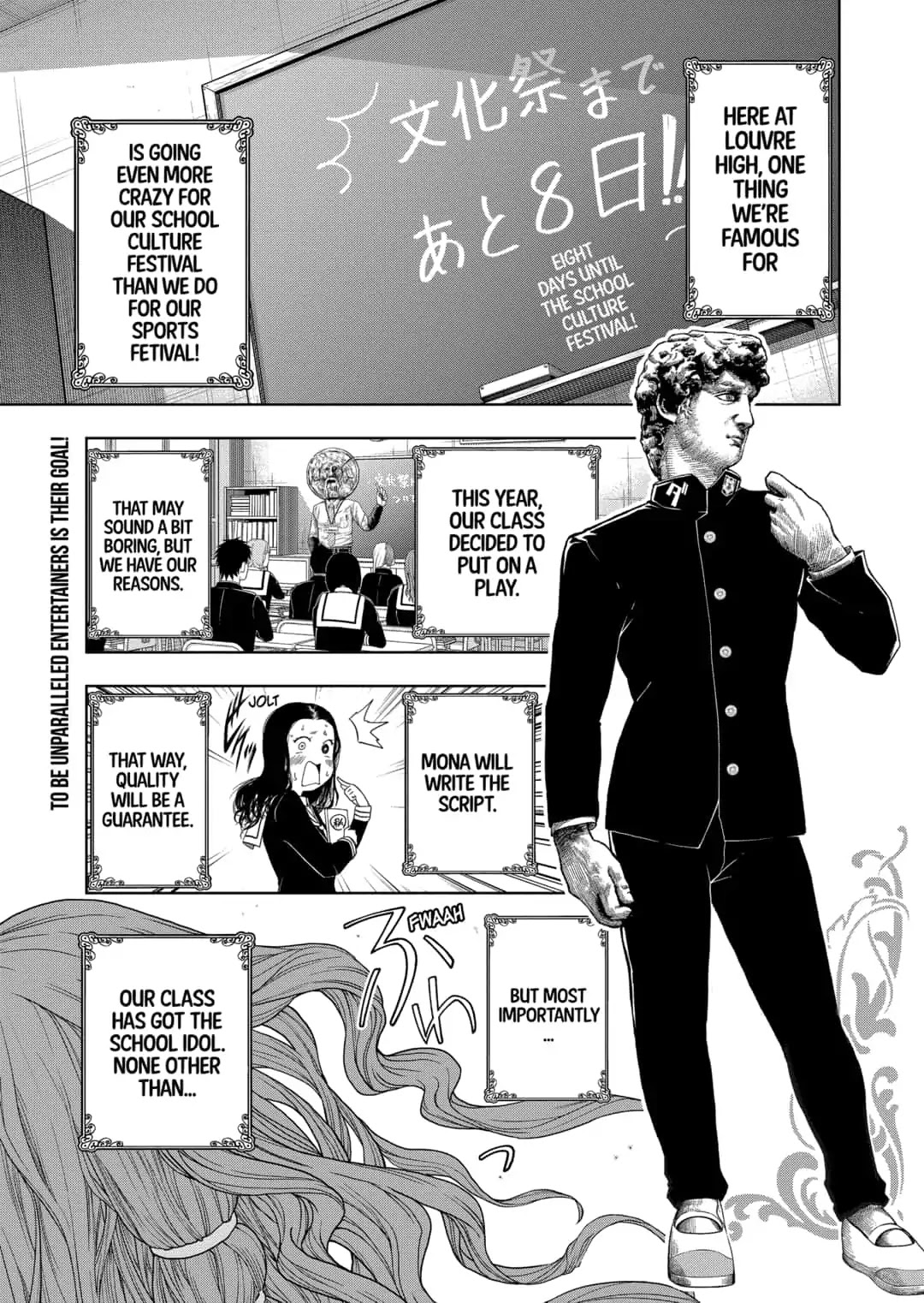 Shishunki Renaissance David-Kun - Chapter 30: Louvre High School Culture Festival