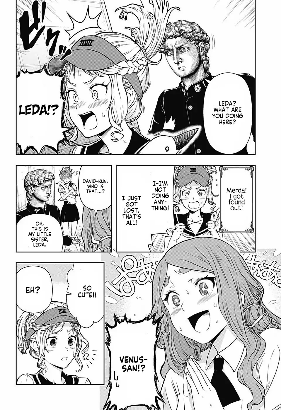 Shishunki Renaissance David-Kun - Chapter 10: Rebellious Renaissance! Leda-Chan!