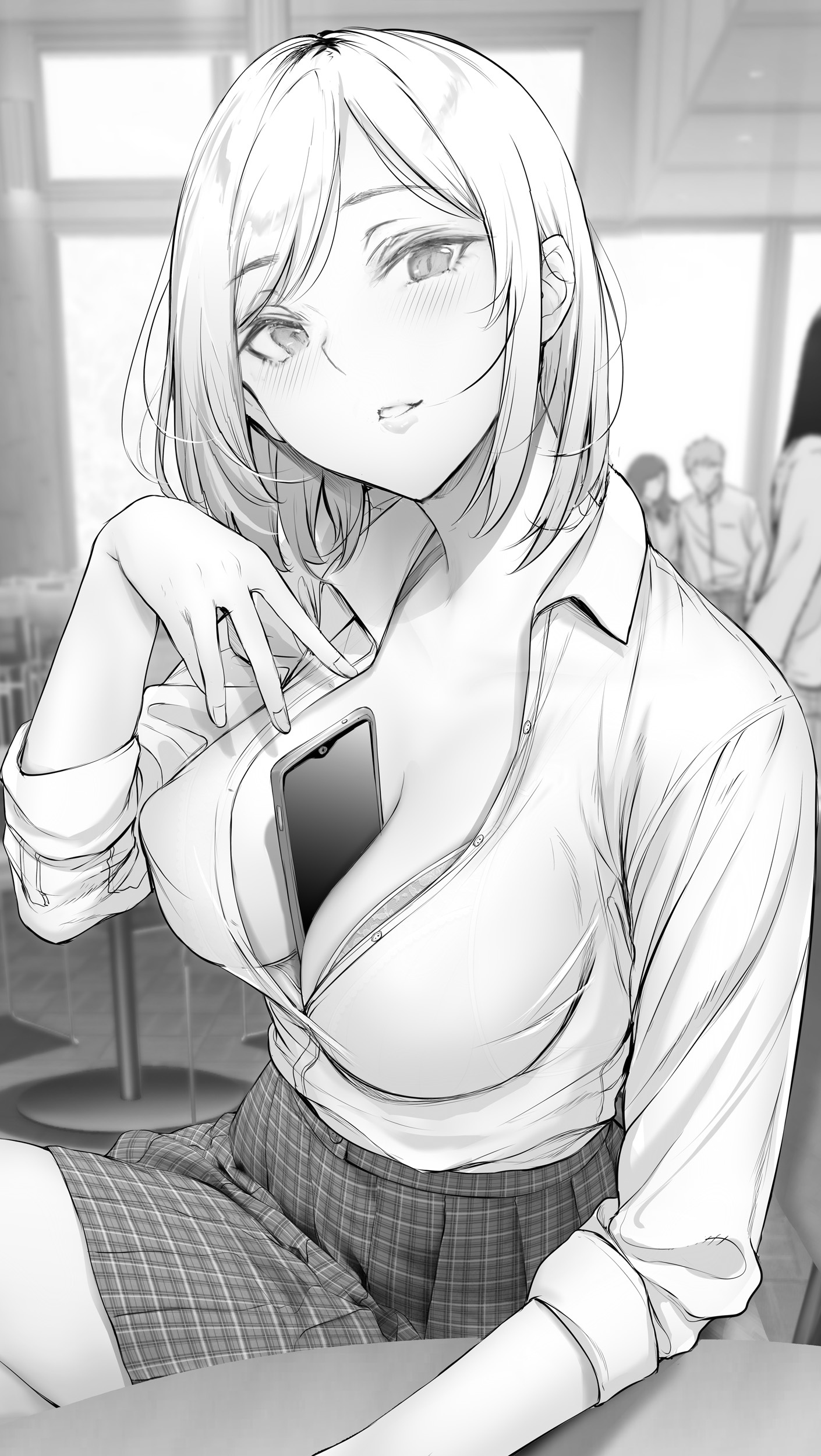 Kininaru Danshi Ni ○○ Suru On'nanoko. - Chapter 78: A Gyaru Classmate Who Takes The Phone Of The Boy She's Interested In And Provokes Him By Saying "Take It Back If You Can."