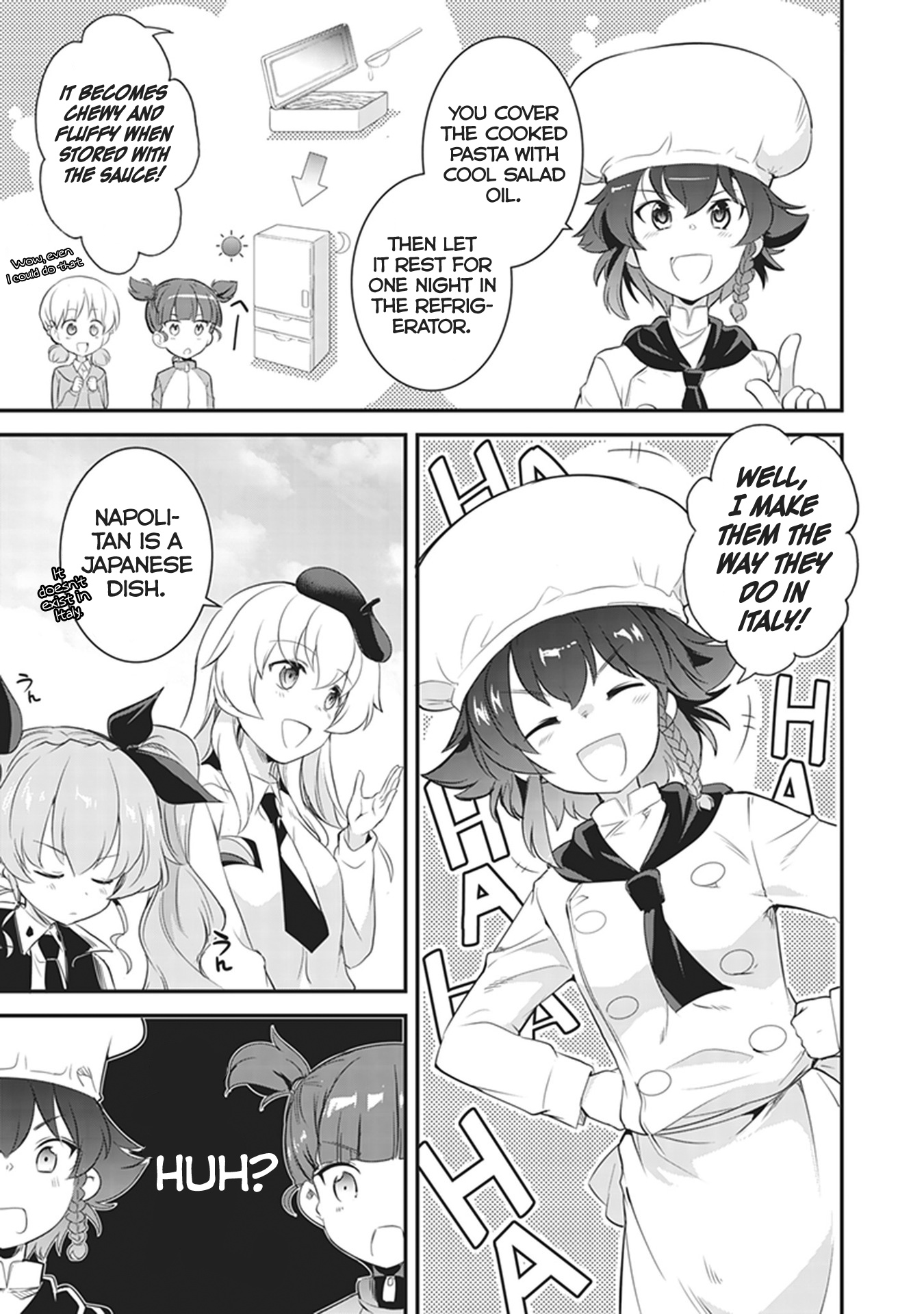 Girls Und Panzer Das Finale - Continuation High School’s Starving Art Of Dining - Vol.1 Chapter 5: Come And See The Iron Plate Napolitan!