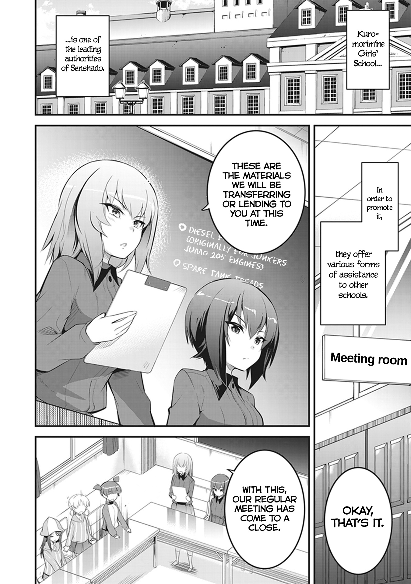 Girls Und Panzer Das Finale - Continuation High School’s Starving Art Of Dining - Vol.1 Chapter 3: A Hamburg Steak Plate And An Honest Smile