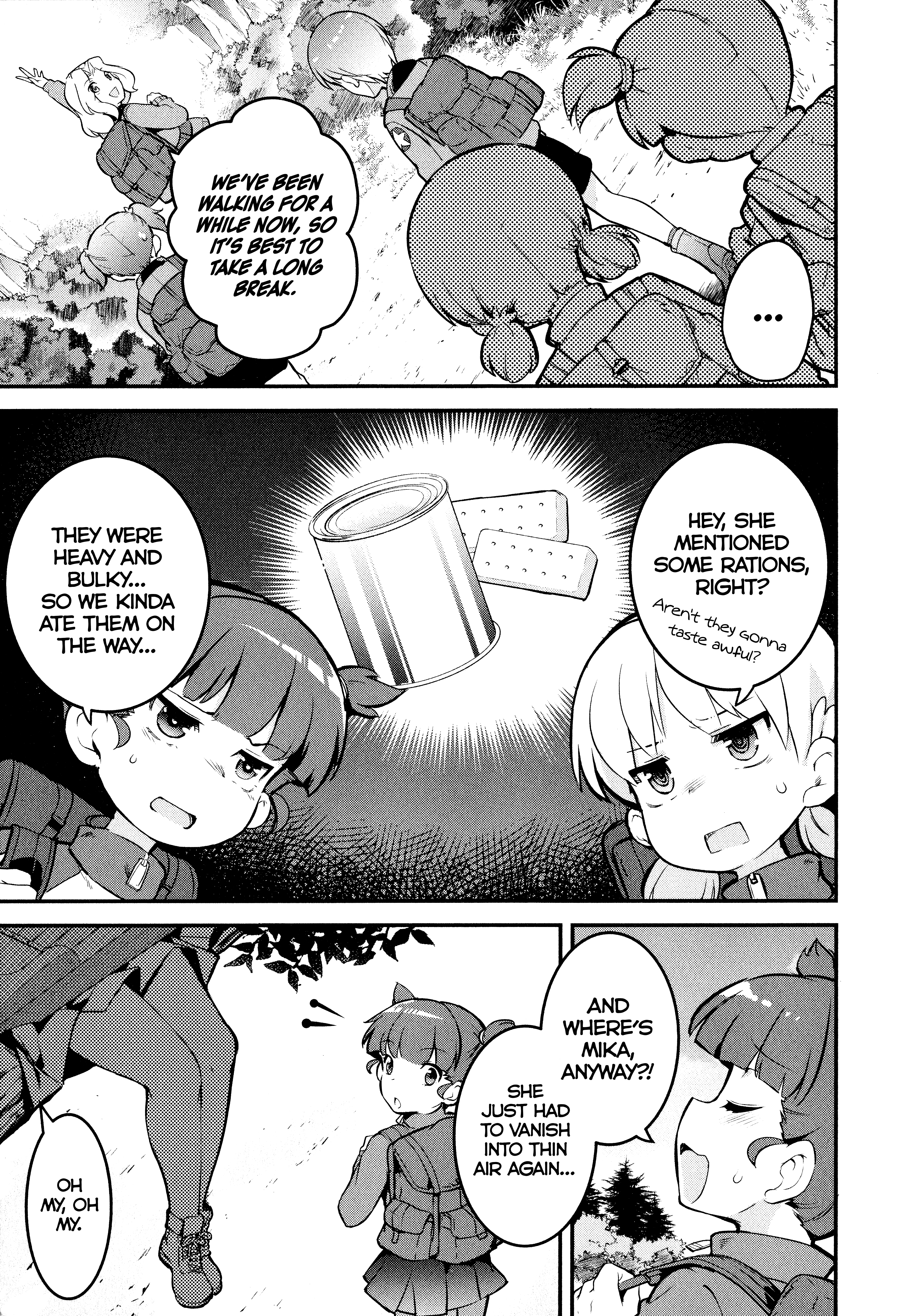 Girls Und Panzer Das Finale - Continuation High School’s Starving Art Of Dining - Vol.2 Chapter 6: Saunders, Science, And Food