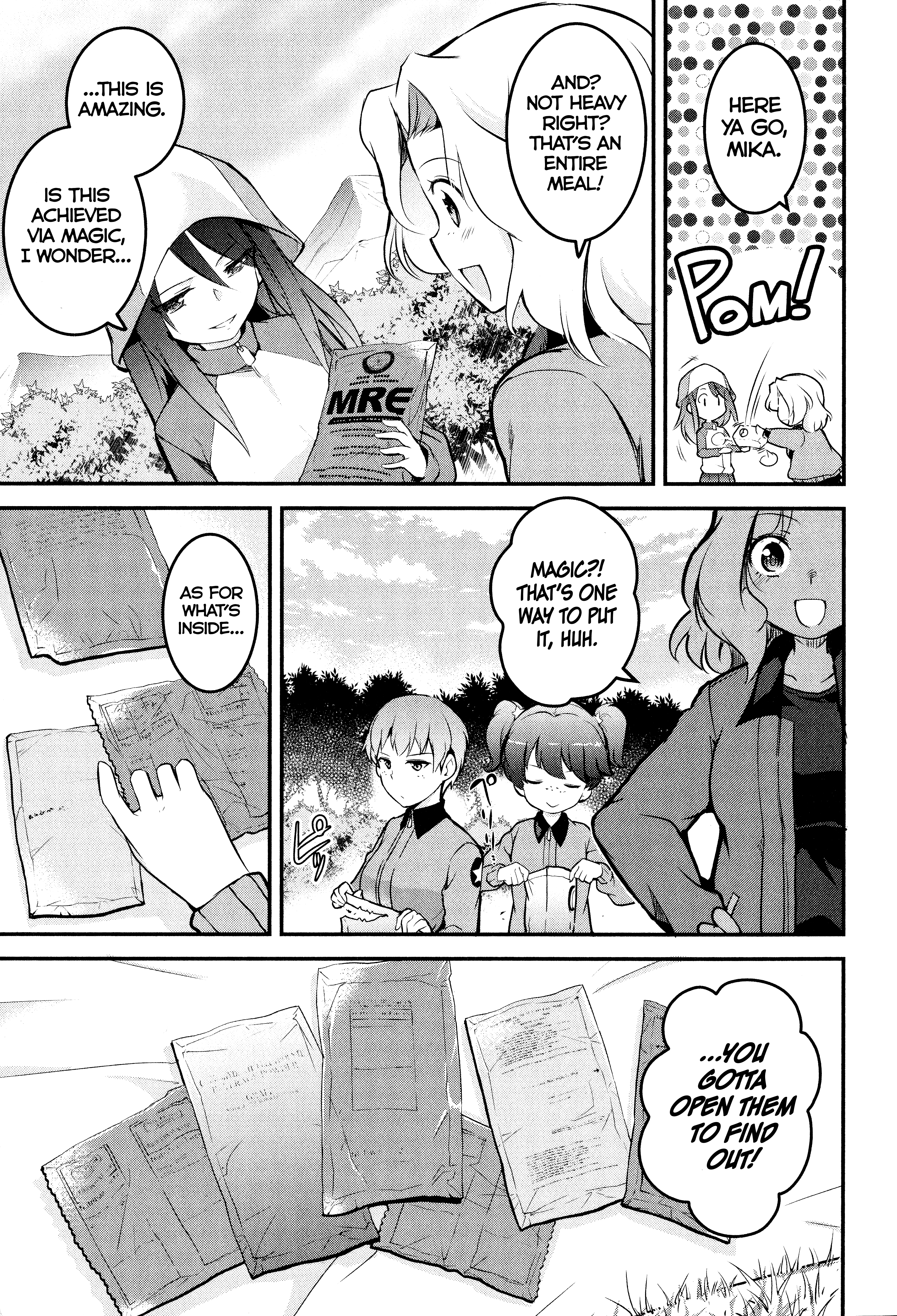 Girls Und Panzer Das Finale - Continuation High School’s Starving Art Of Dining - Vol.2 Chapter 6: Saunders, Science, And Food