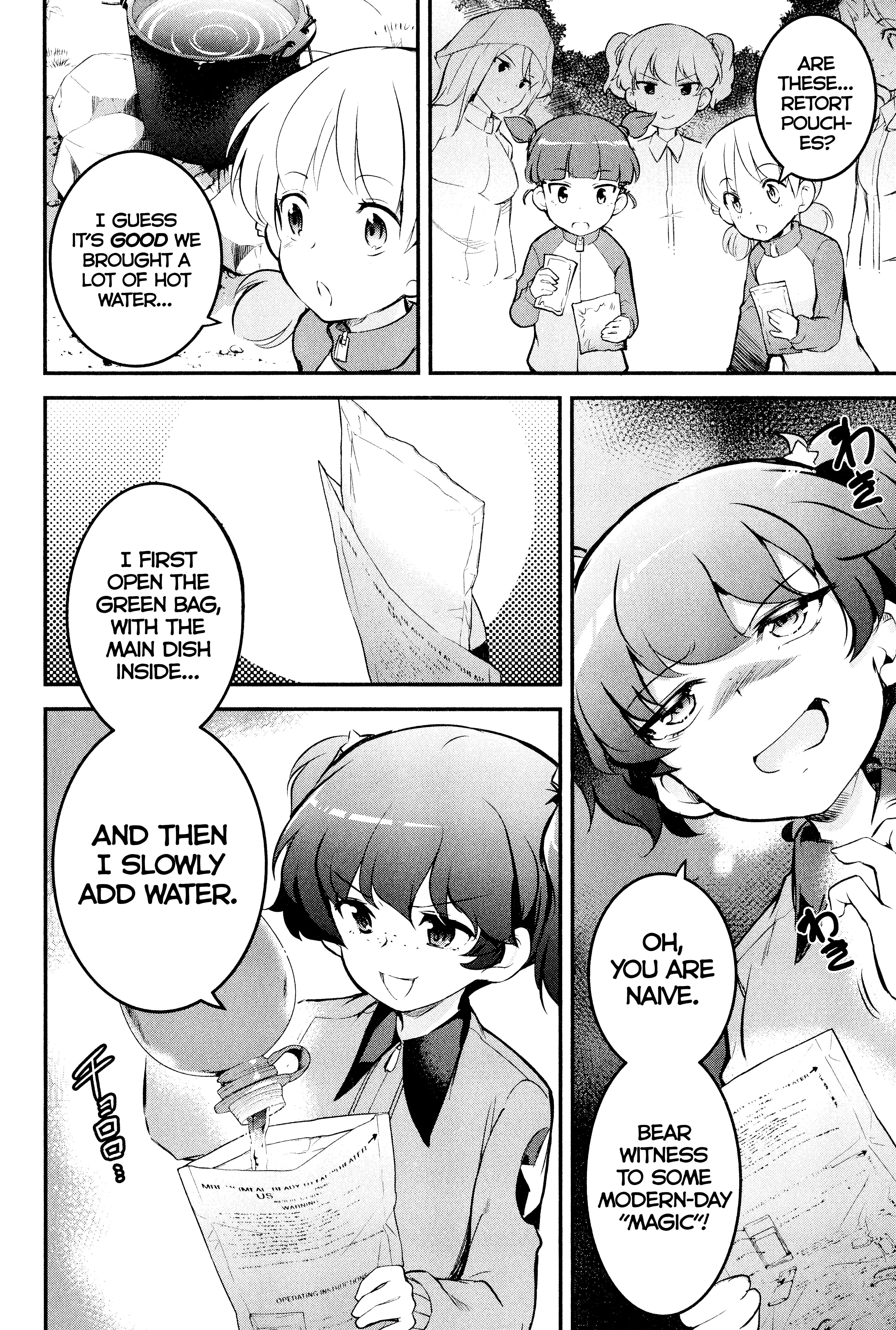 Girls Und Panzer Das Finale - Continuation High School’s Starving Art Of Dining - Vol.2 Chapter 6: Saunders, Science, And Food