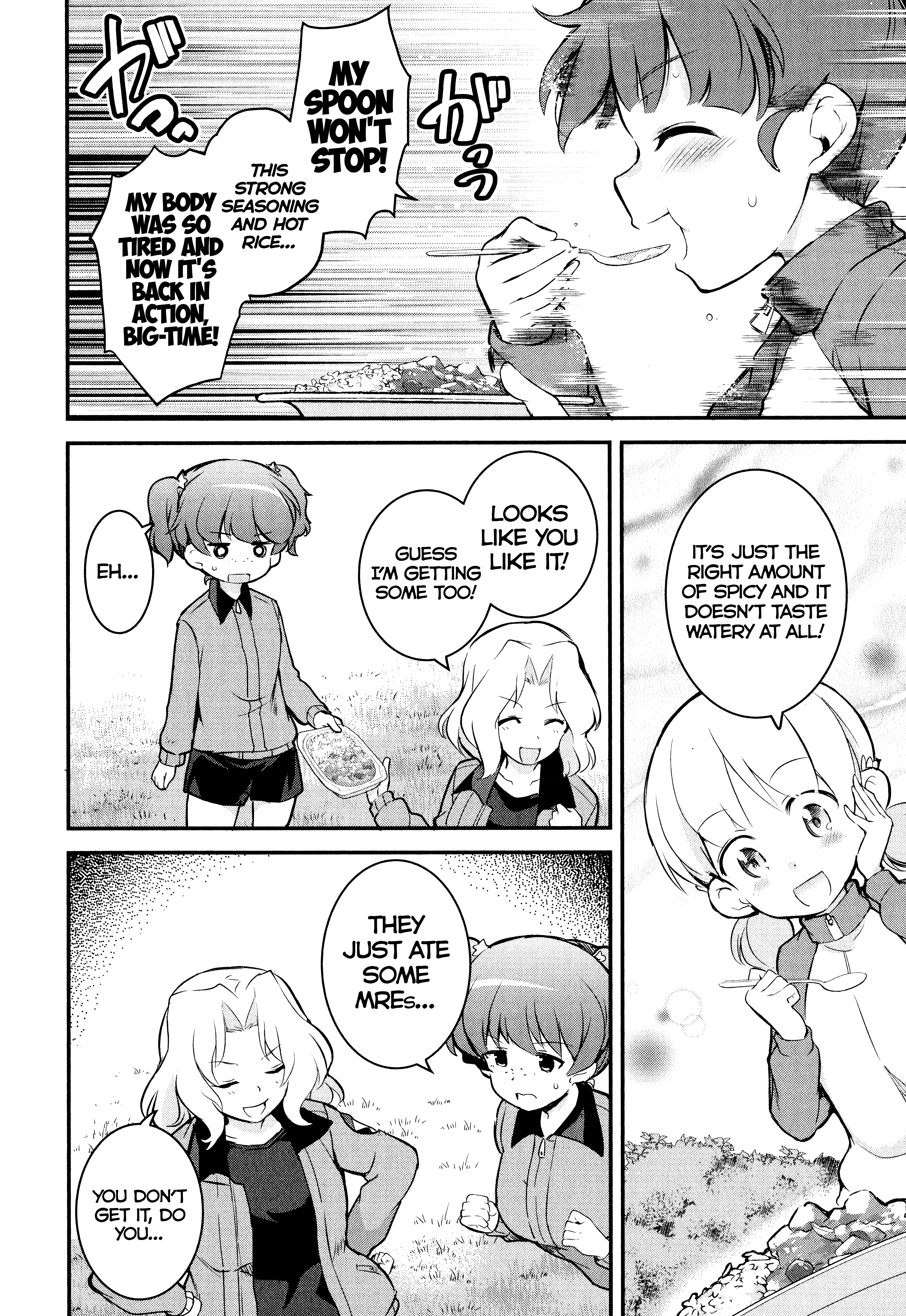 Girls Und Panzer Das Finale - Continuation High School’s Starving Art Of Dining - Vol.2 Chapter 6: Saunders, Science, And Food