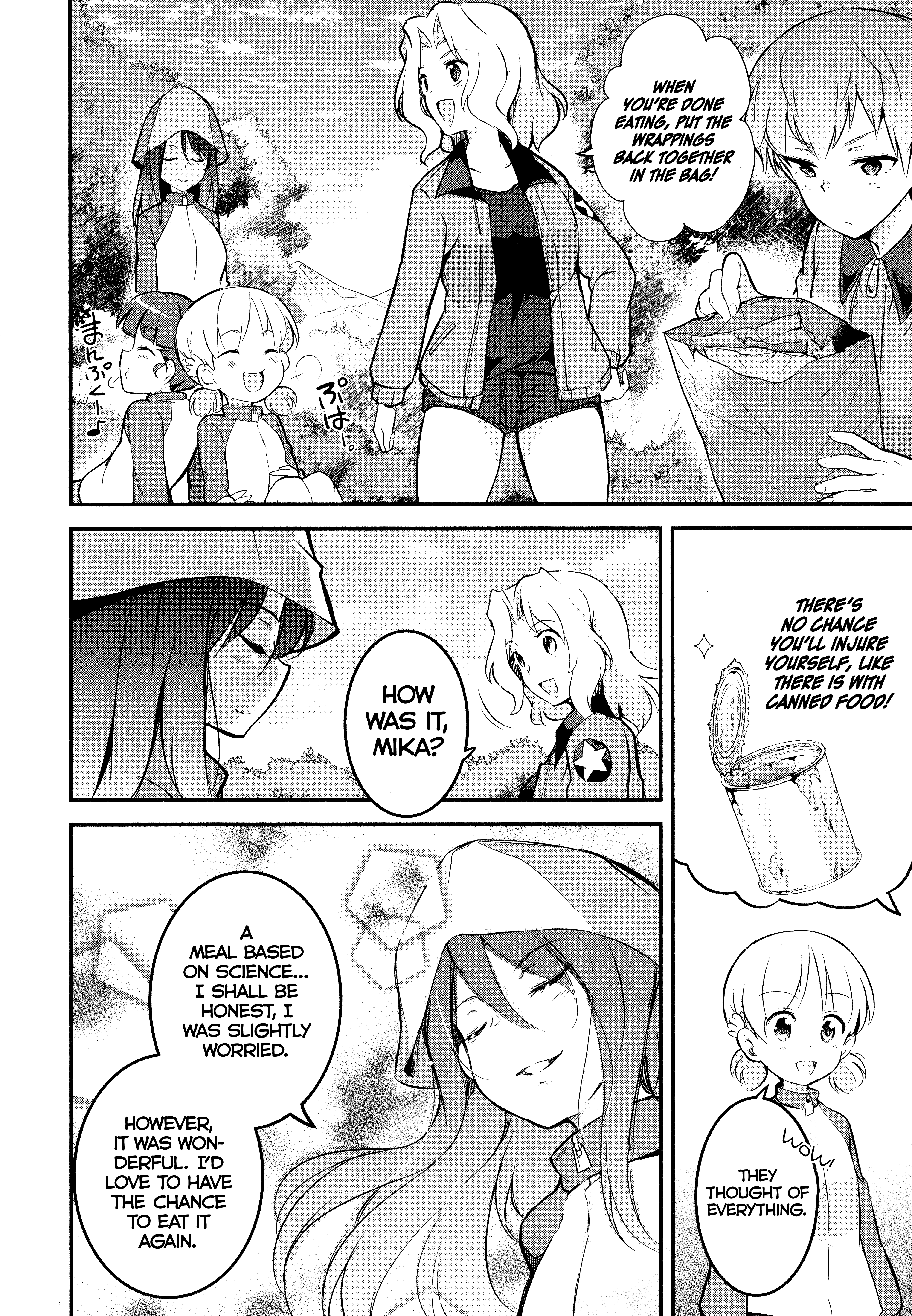 Girls Und Panzer Das Finale - Continuation High School’s Starving Art Of Dining - Vol.2 Chapter 6: Saunders, Science, And Food