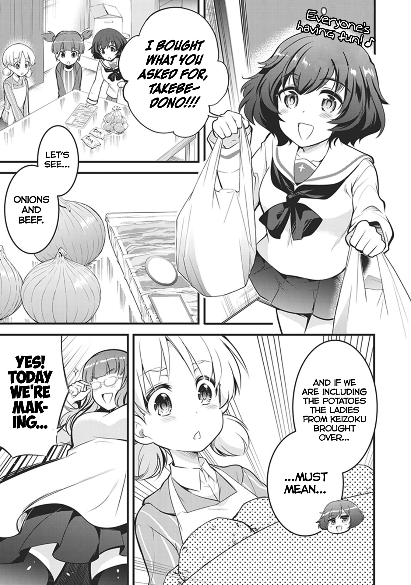 Girls Und Panzer Das Finale - Continuation High School’s Starving Art Of Dining - Vol.1 Chapter 2: Cooking, Kindness, And Nikujaga Stew