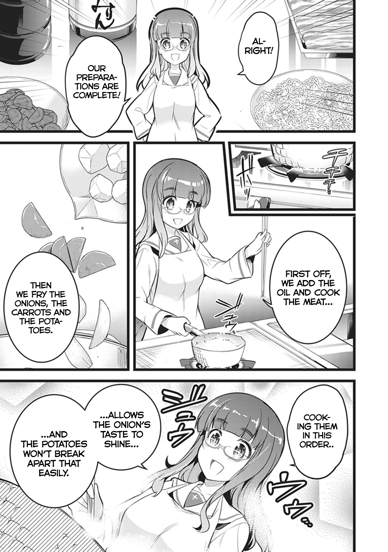 Girls Und Panzer Das Finale - Continuation High School’s Starving Art Of Dining - Vol.1 Chapter 2: Cooking, Kindness, And Nikujaga Stew