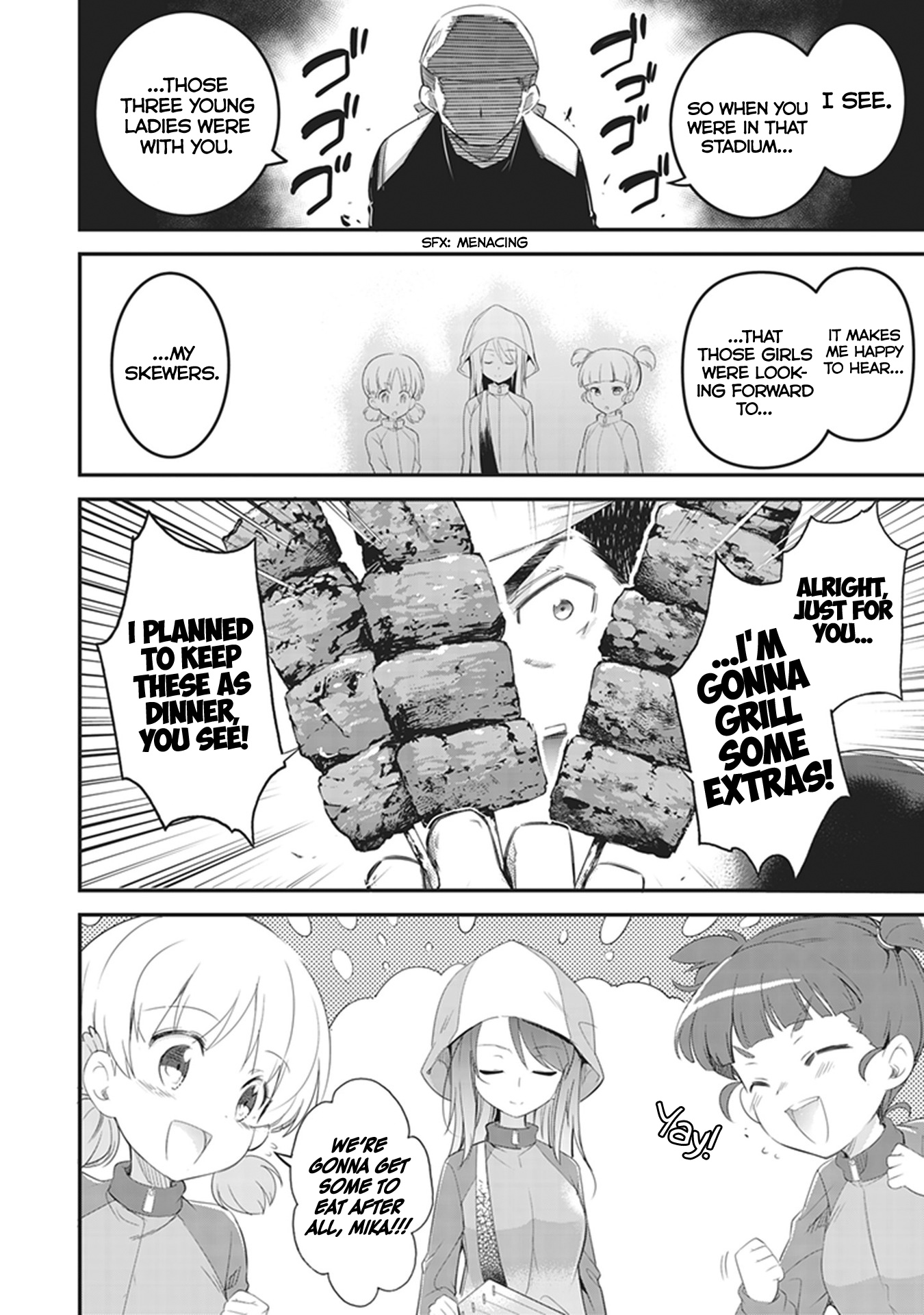 Girls Und Panzer Das Finale - Continuation High School’s Starving Art Of Dining - Vol.1 Chapter 4: Stadium Skewers And The Kick-Off