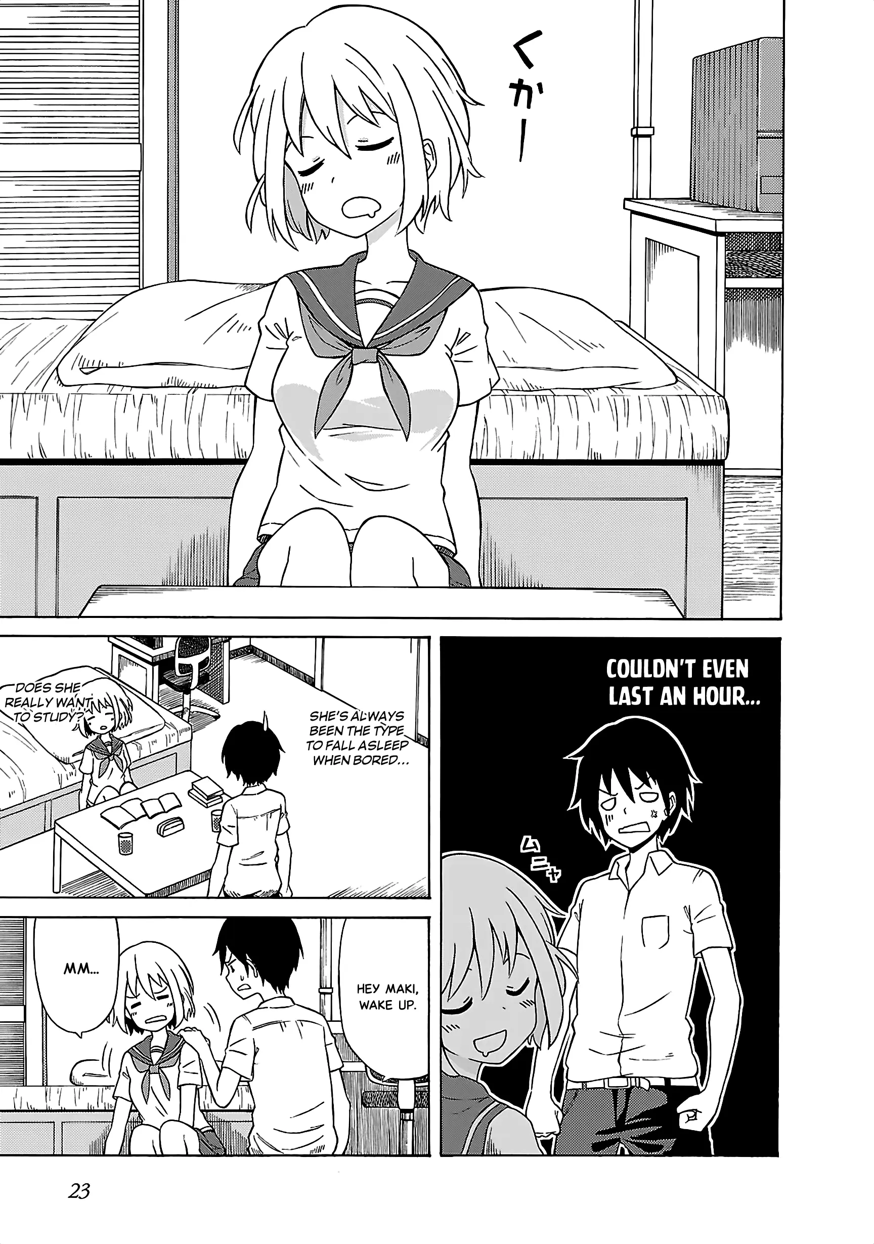 Mirumo-Sama Ga Miteru - Vol.1 Chapter 2: Maki Is Gonna Study