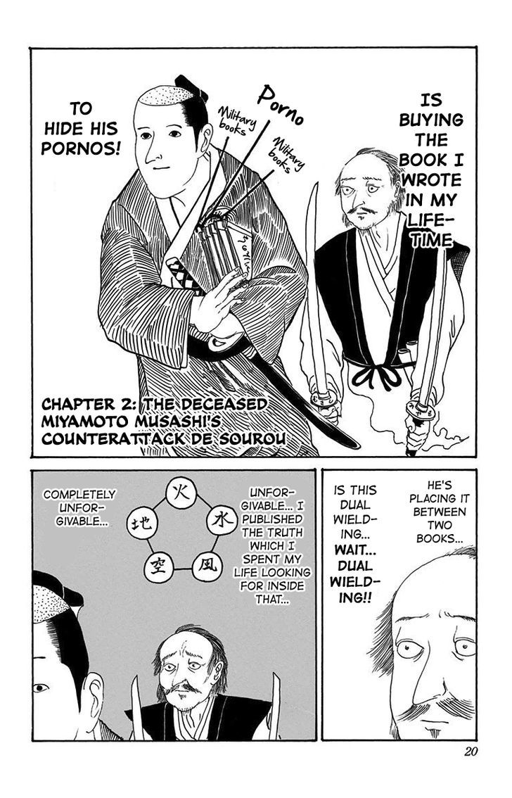 Isobe Isobee Monogatari - Ukiyo Wa Tsurai Yo - Vol.1 Chapter 2 : The Deceased Miyamoto Musashi's Counterattack De Sourou