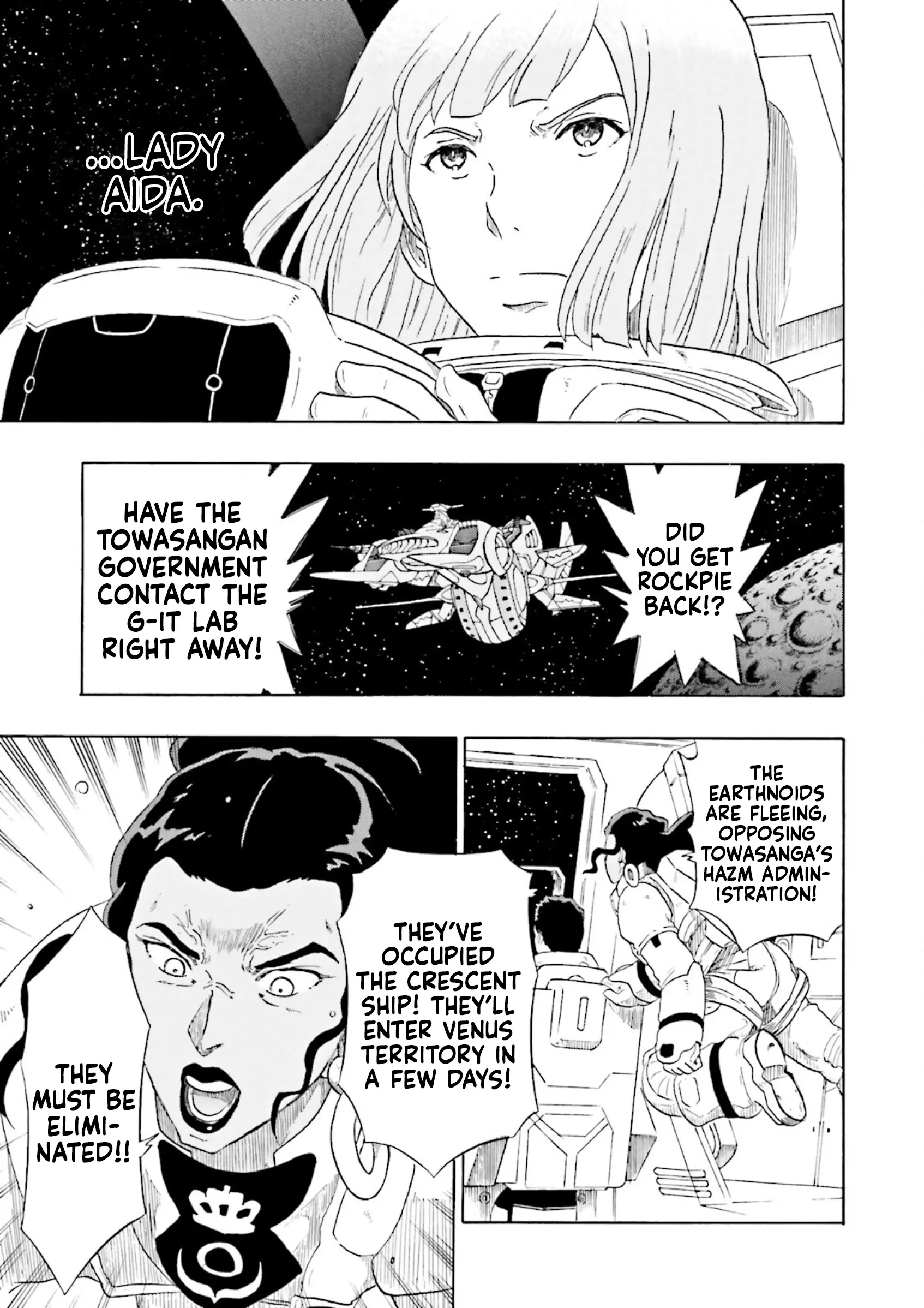 Gundam Reconguista In G - Vol.5 Chapter 18: Ride The Crescent Moon