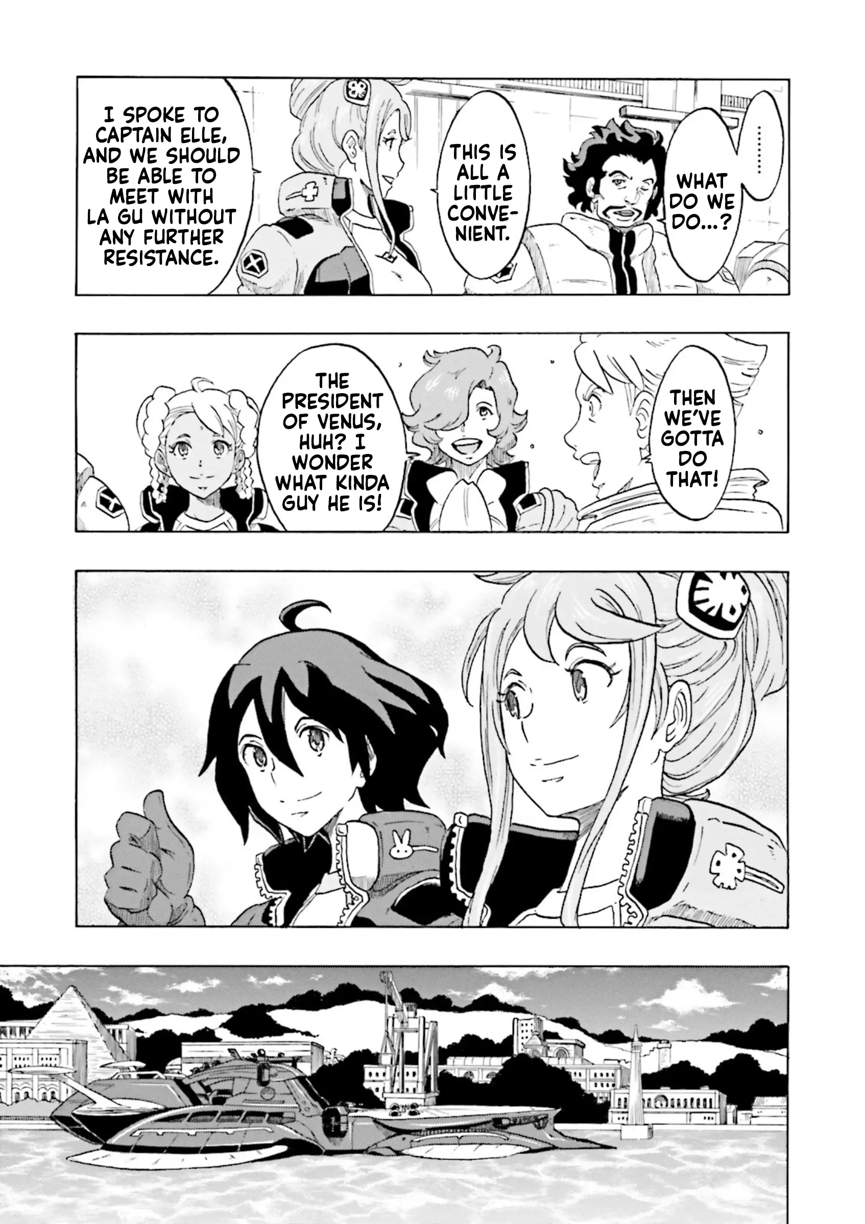 Gundam Reconguista In G - Vol.5 Chapter 19: The Venus Globe Gang