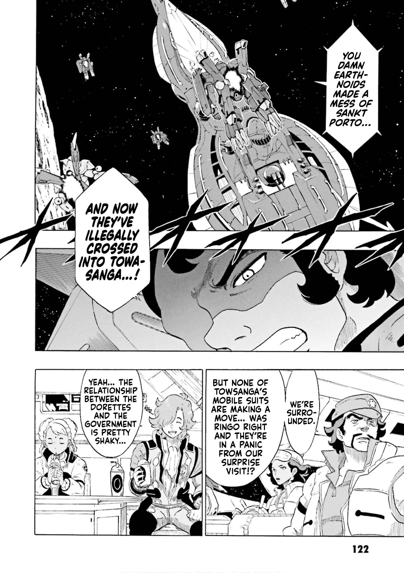 Gundam Reconguista In G - Vol.4 Chapter 16: Fly Forth! To Towasanga!