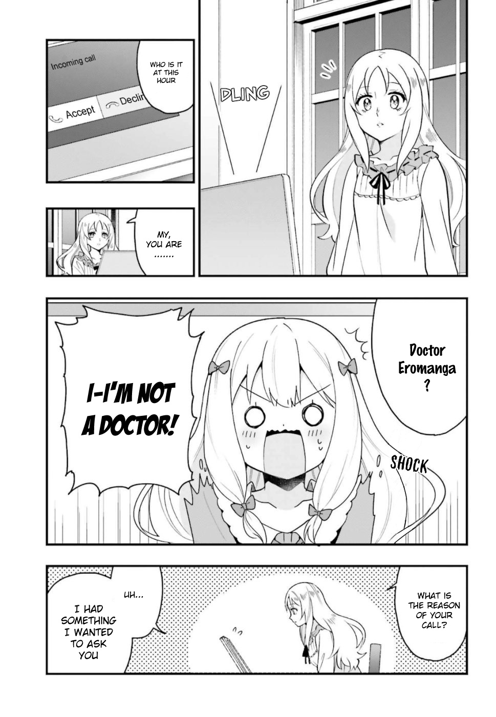 Eromanga-Sensei: Yamada Elf-Daisensei No Koi Suru Junshin Gohan - Vol.3 Chapter 15