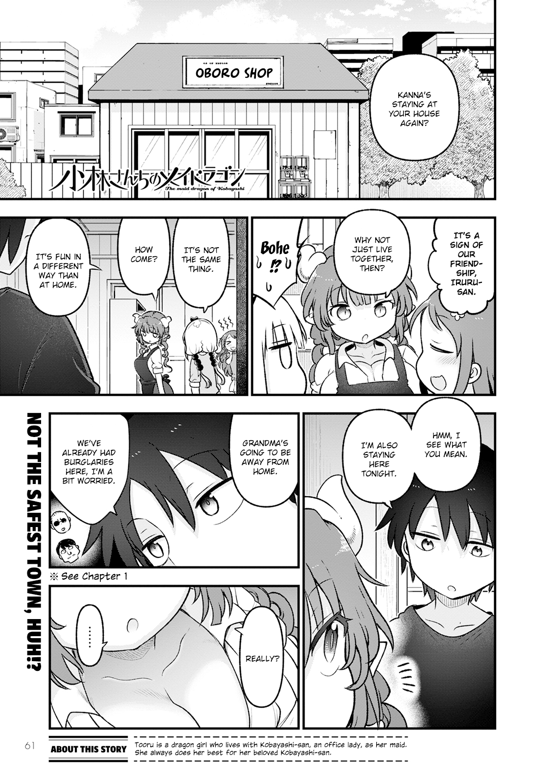 Kobayashi-San Chi No Maid Dragon - Chapter 130: Iruru And Sleepover (First Half)