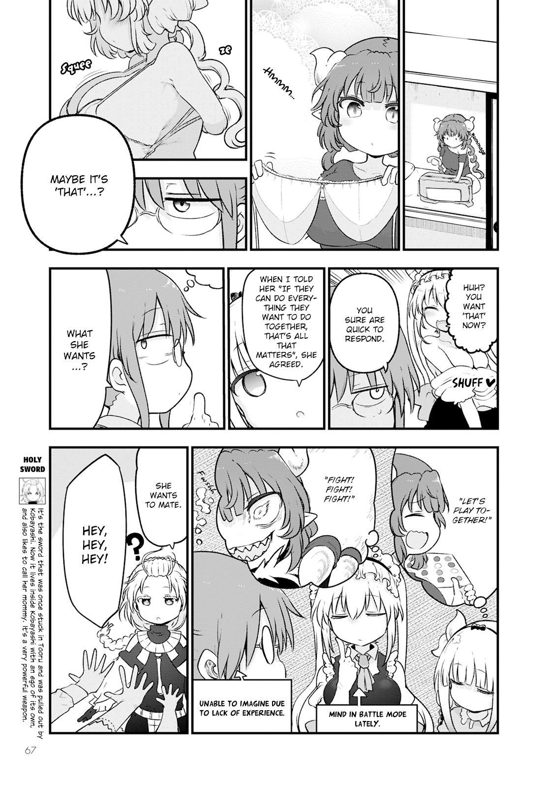 Kobayashi-San Chi No Maid Dragon - Chapter 130: Iruru And Sleepover (First Half)