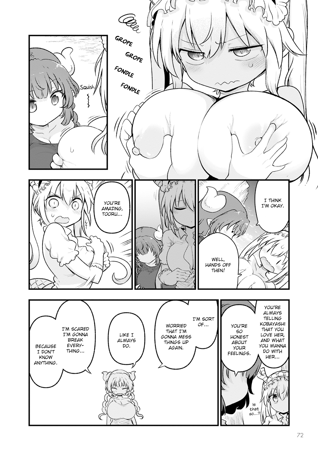 Kobayashi-San Chi No Maid Dragon - Chapter 130: Iruru And Sleepover (First Half)