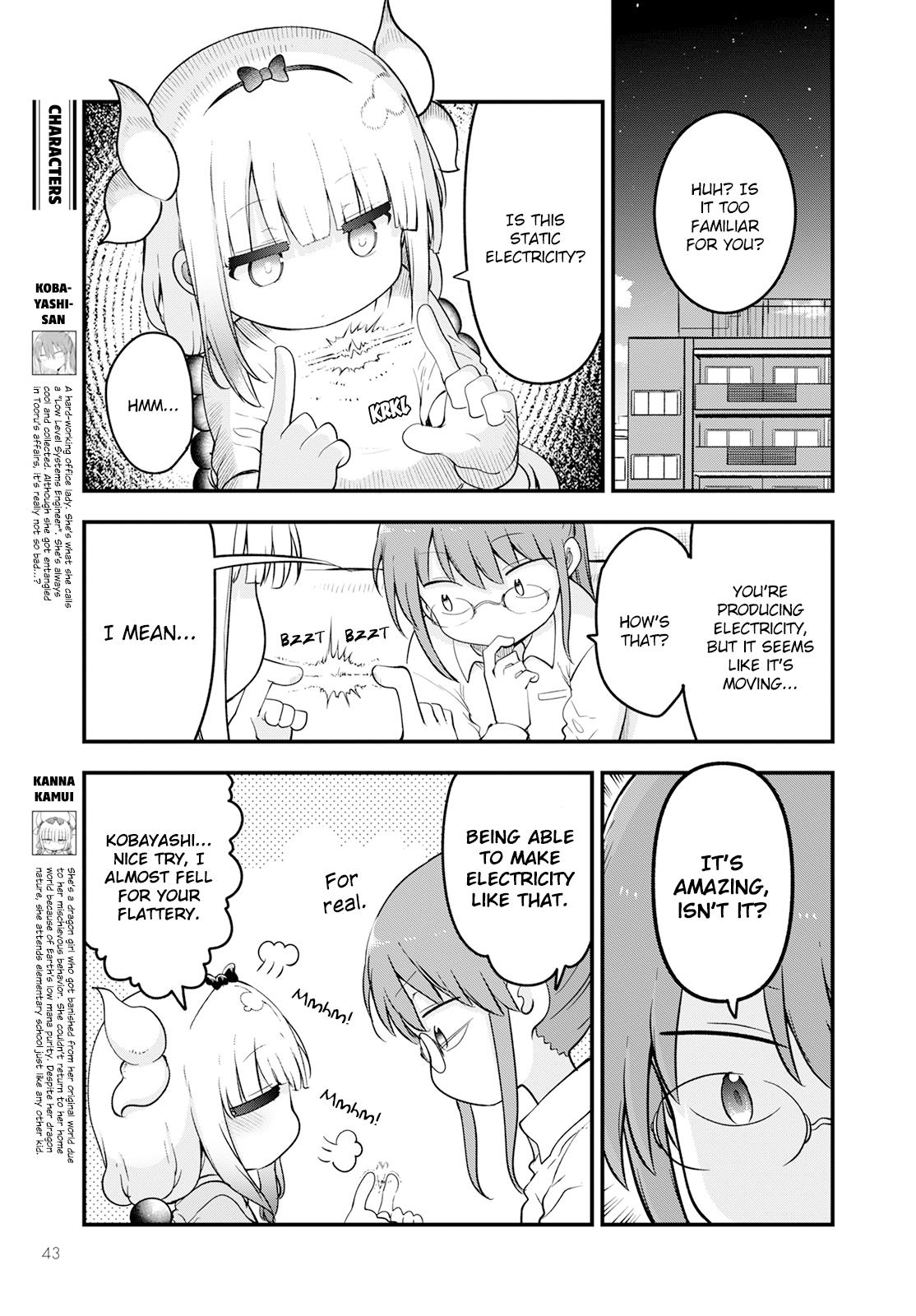 Kobayashi-San Chi No Maid Dragon - Chapter 134: Kanna And Static Electricity